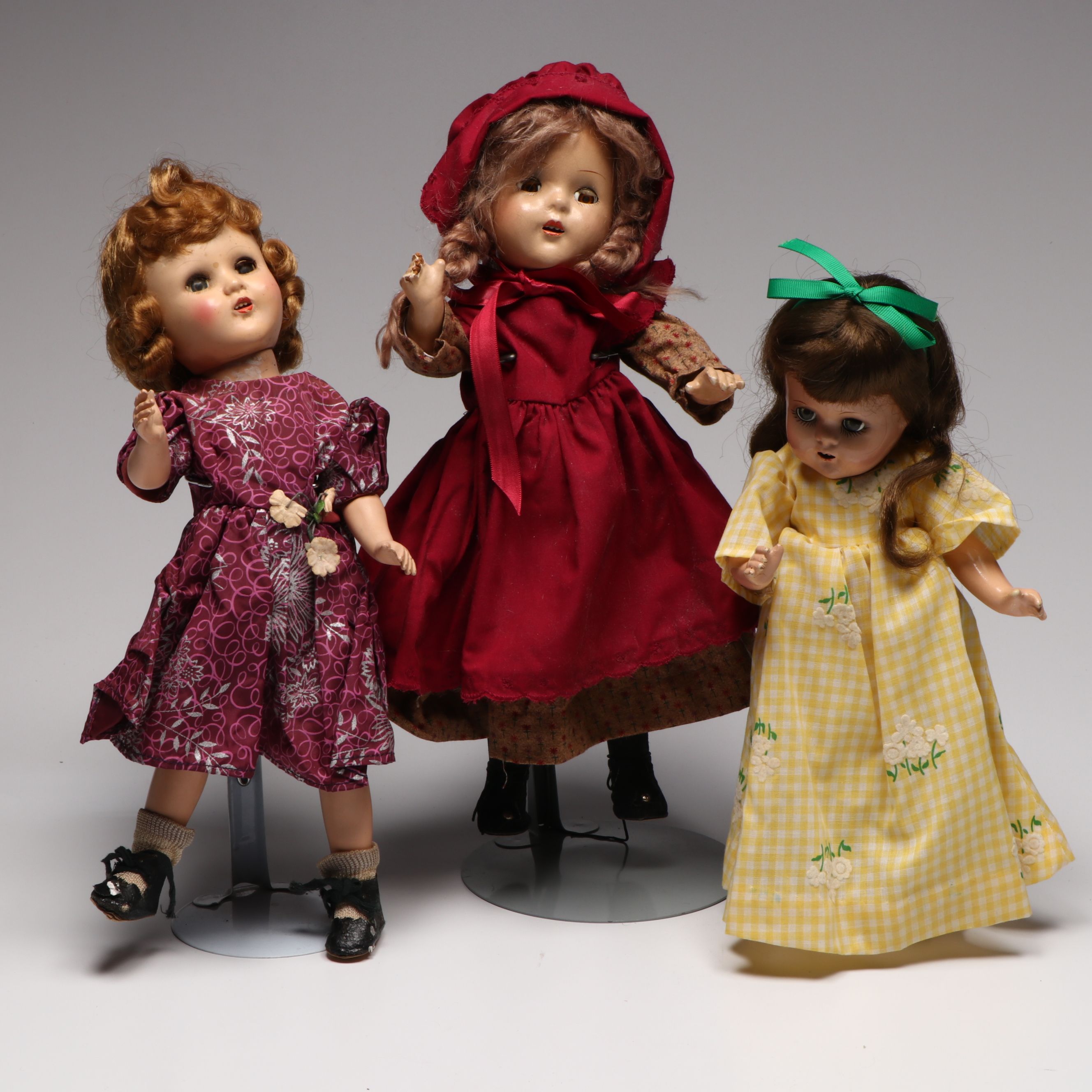 Effanbee "Honey" with Madame Alexander and More Dolls, Mid to Late 20th C.