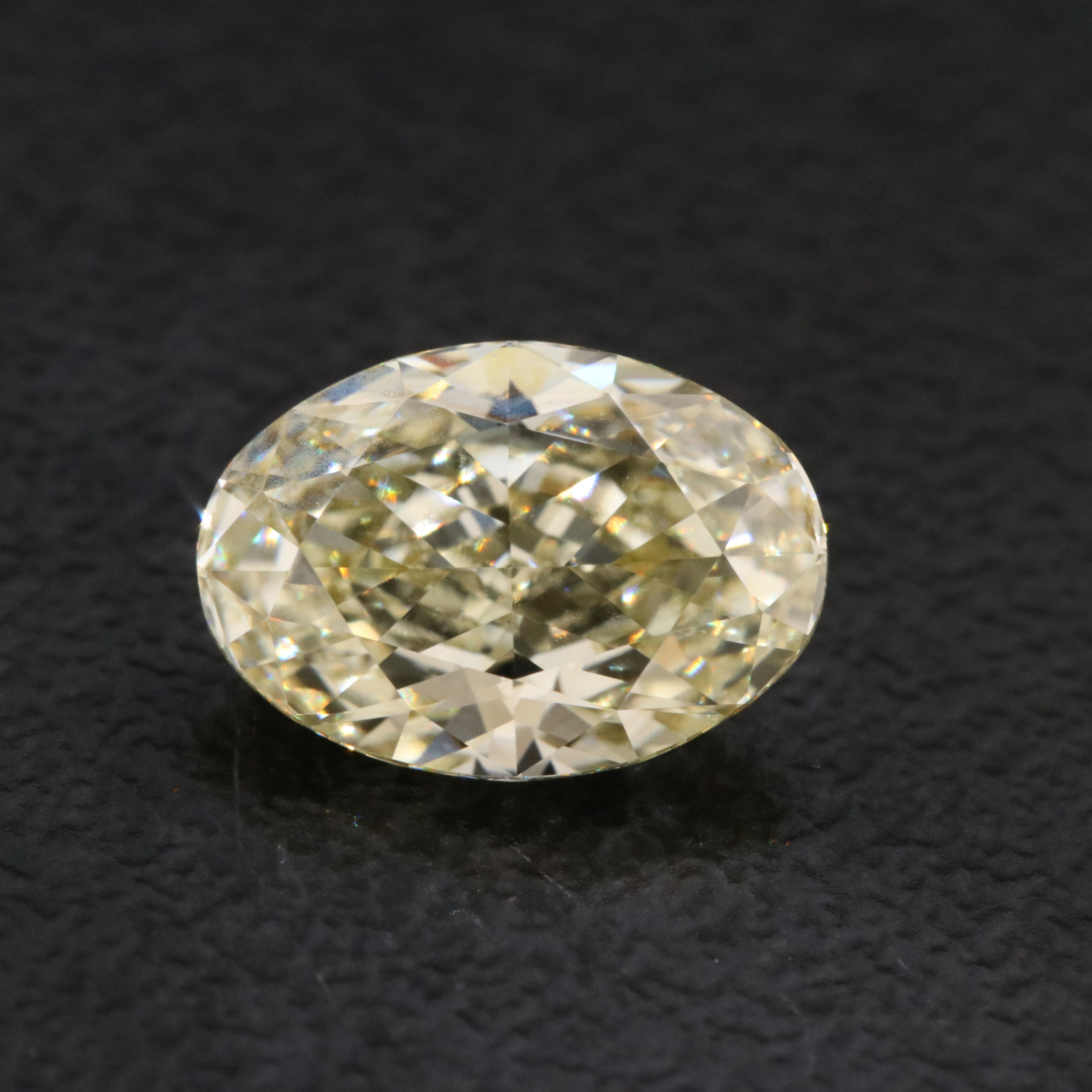 Loose 1.56 CT Lab Grown Fancy Yellow Diamond with IGI Report