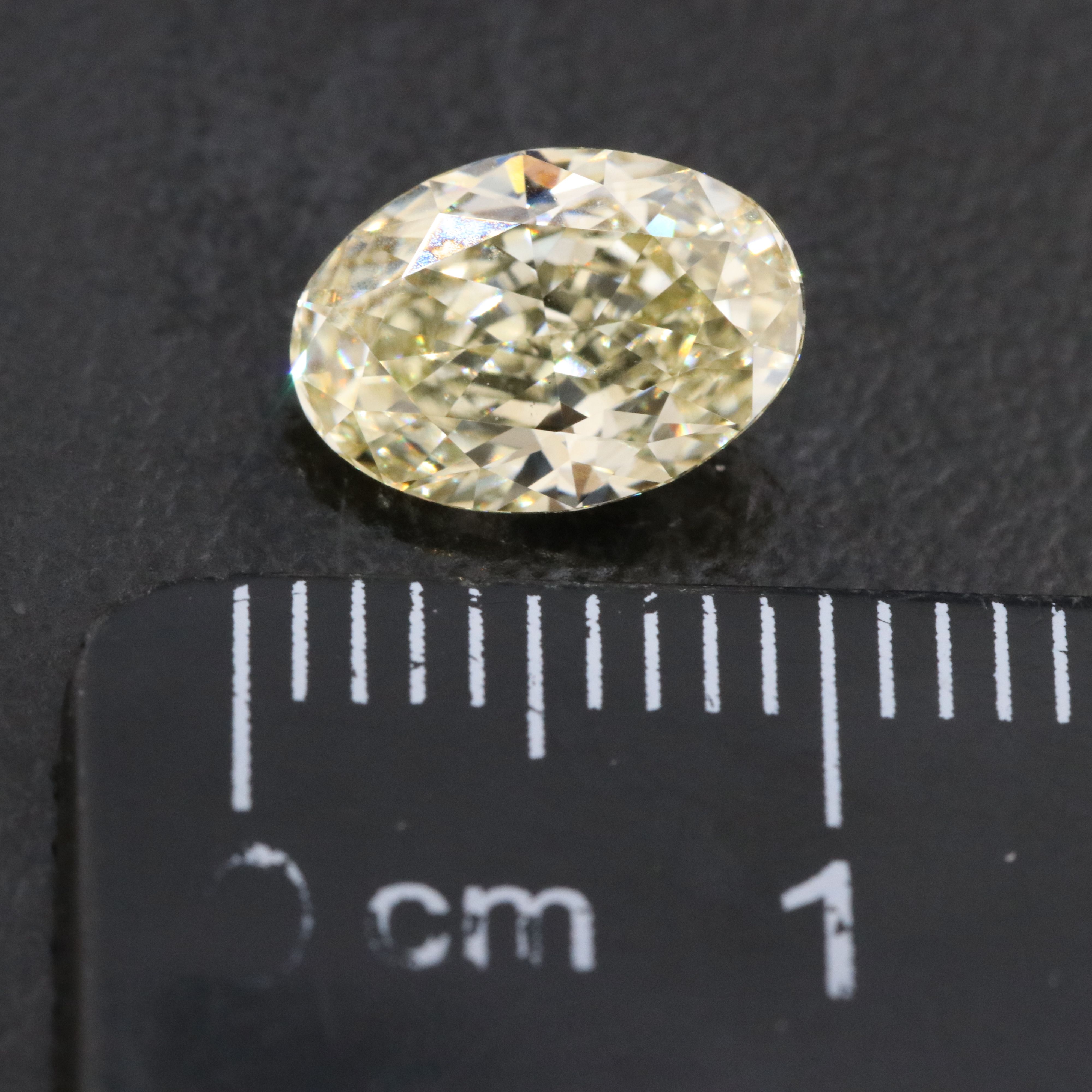 Loose 1.56 CT Lab Grown Fancy Yellow Diamond with IGI Report