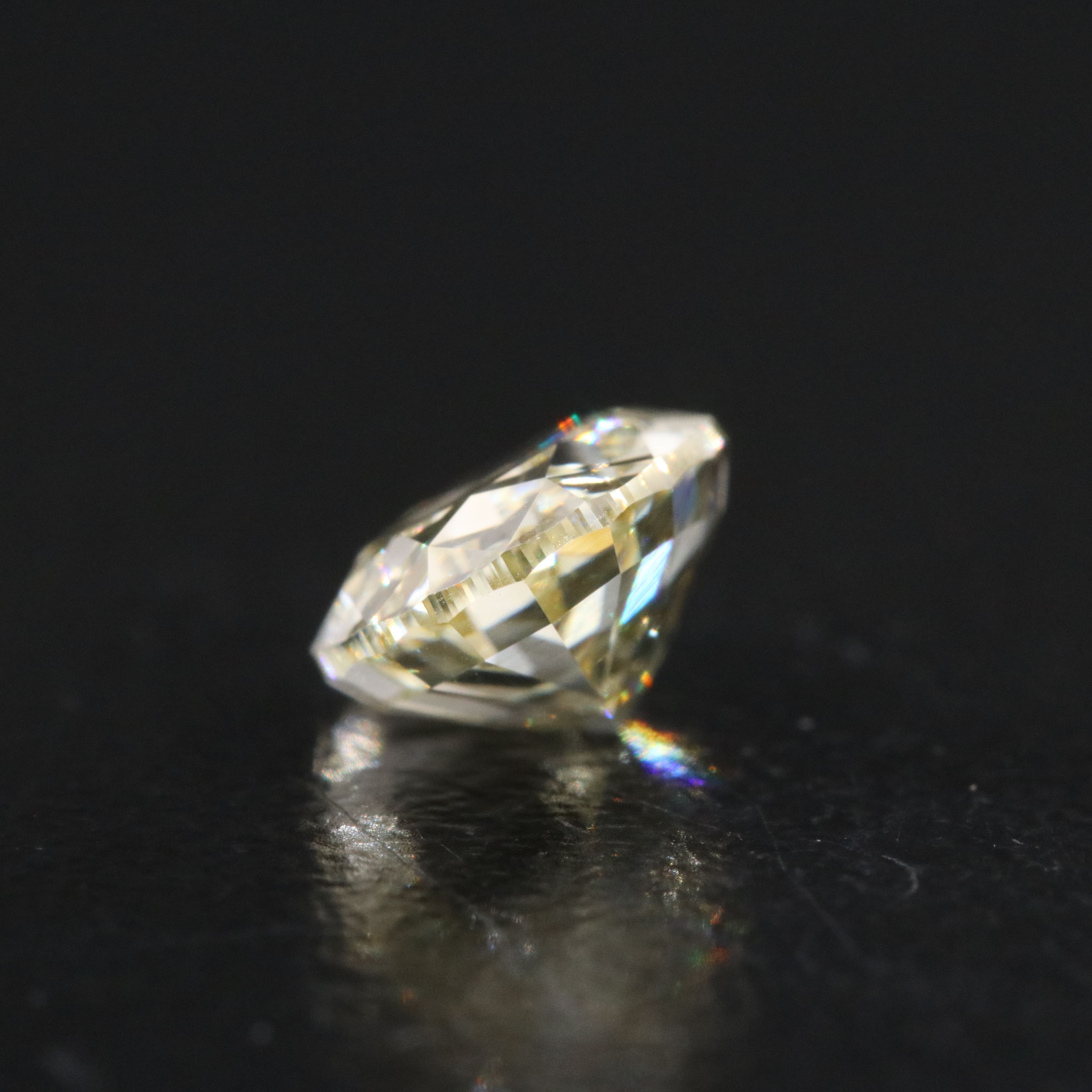 Loose 1.56 CT Lab Grown Fancy Yellow Diamond with IGI Report