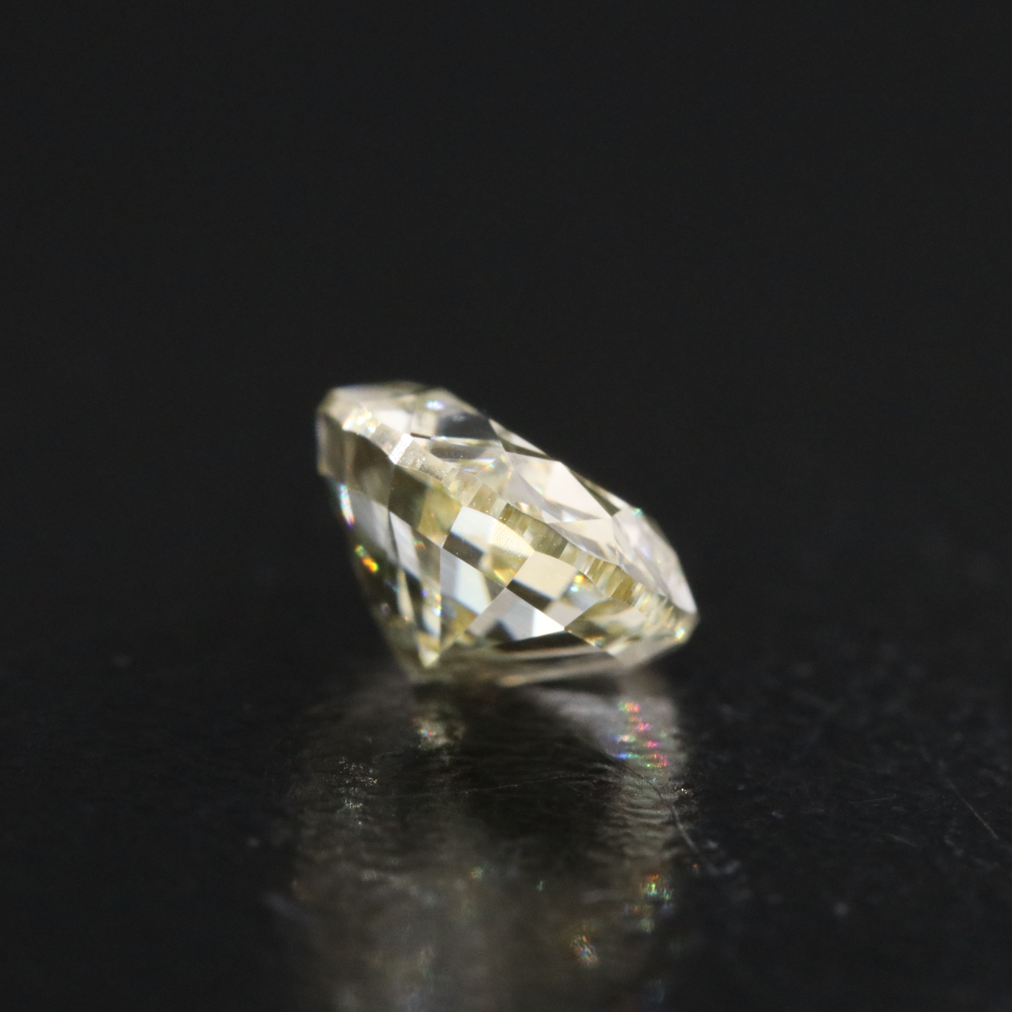 Loose 1.56 CT Lab Grown Fancy Yellow Diamond with IGI Report