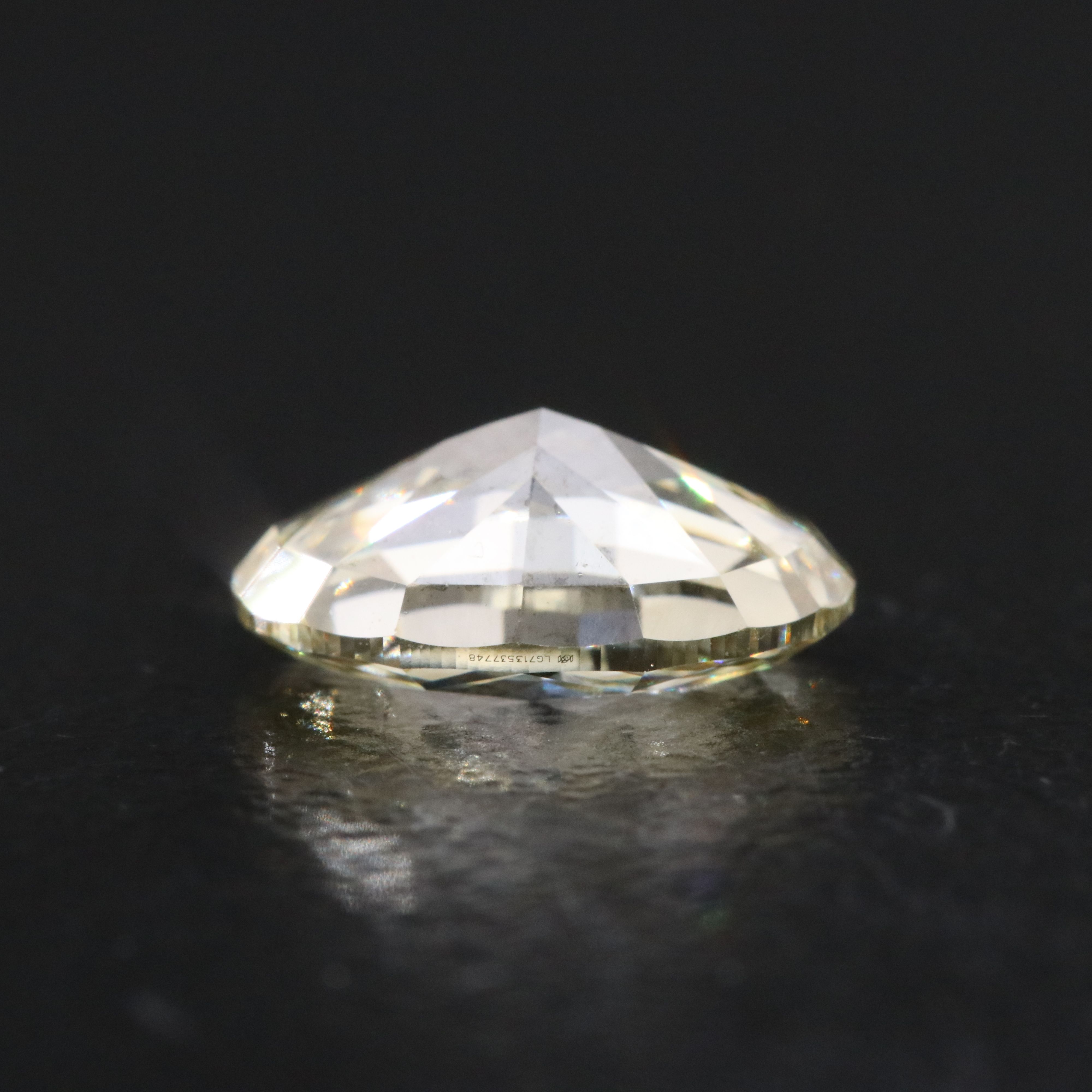Loose 1.56 CT Lab Grown Fancy Yellow Diamond with IGI Report