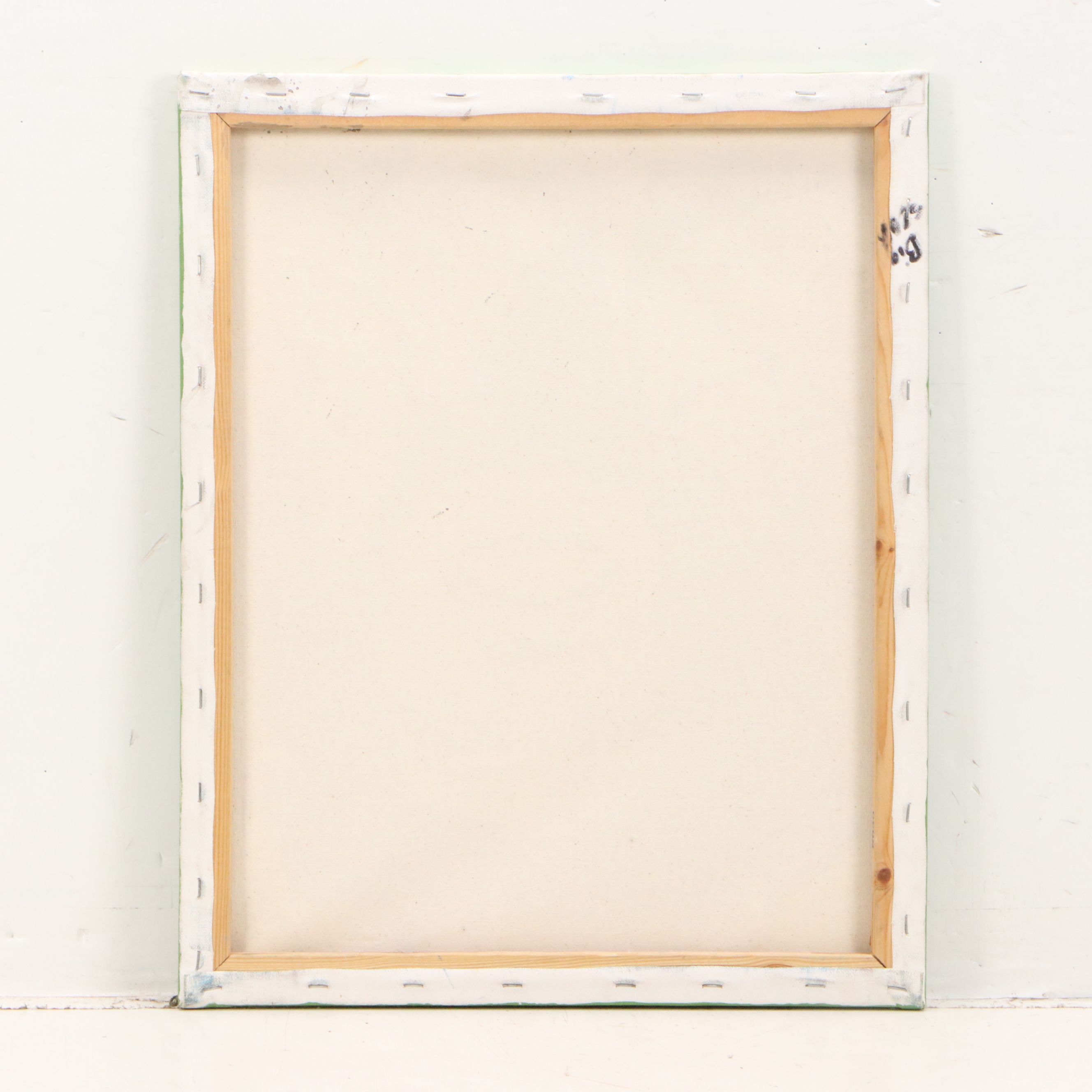 Dondon Portrait Abstract Acrylic Painting of Jayson Tatum, 21st Century