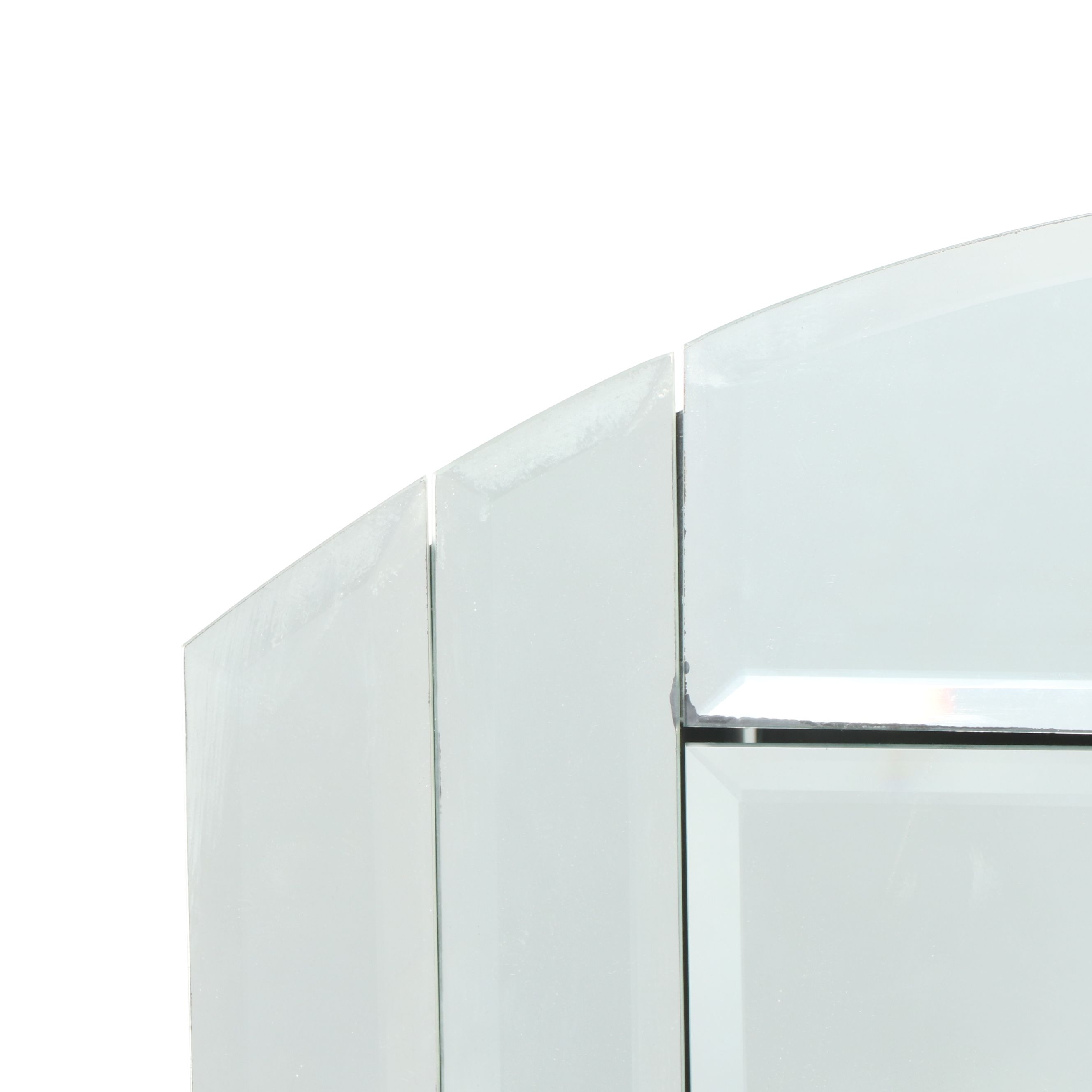 Modern Art Deco Style Mirrored Medicine Cabinet