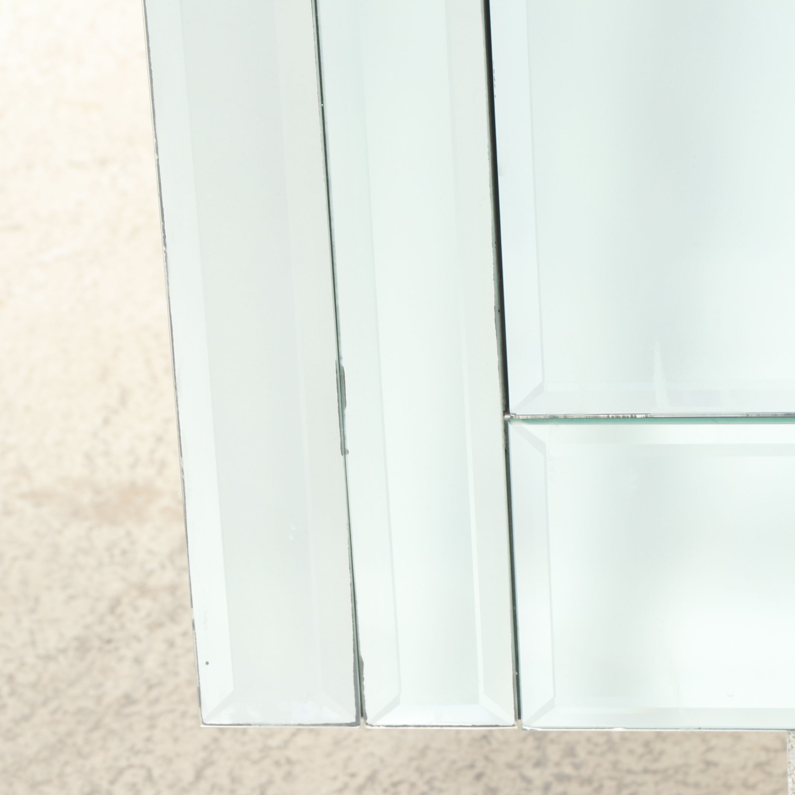 Modern Art Deco Style Mirrored Medicine Cabinet