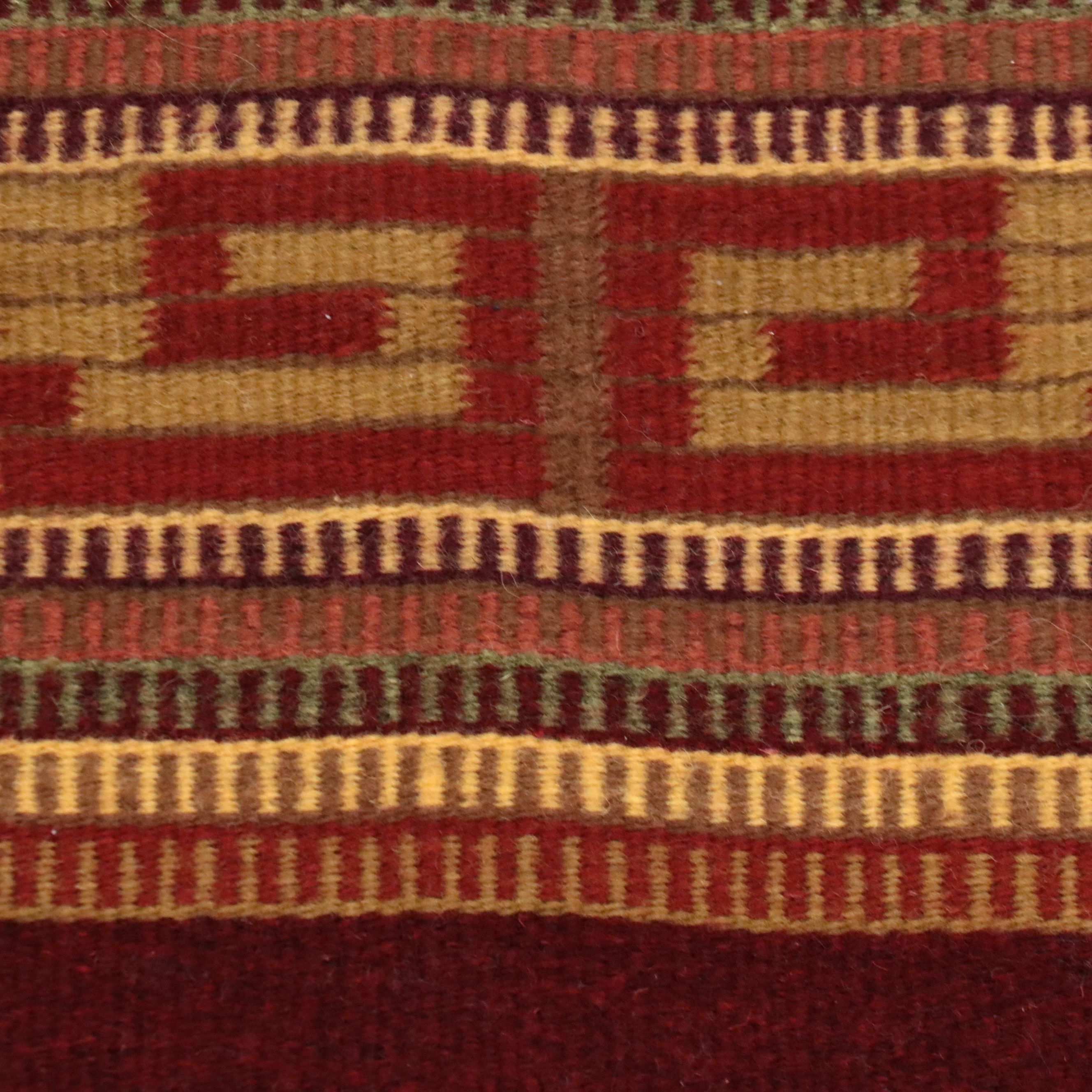 2'7 x 5'2 Handwoven Mexican Zapotec Accent Rug