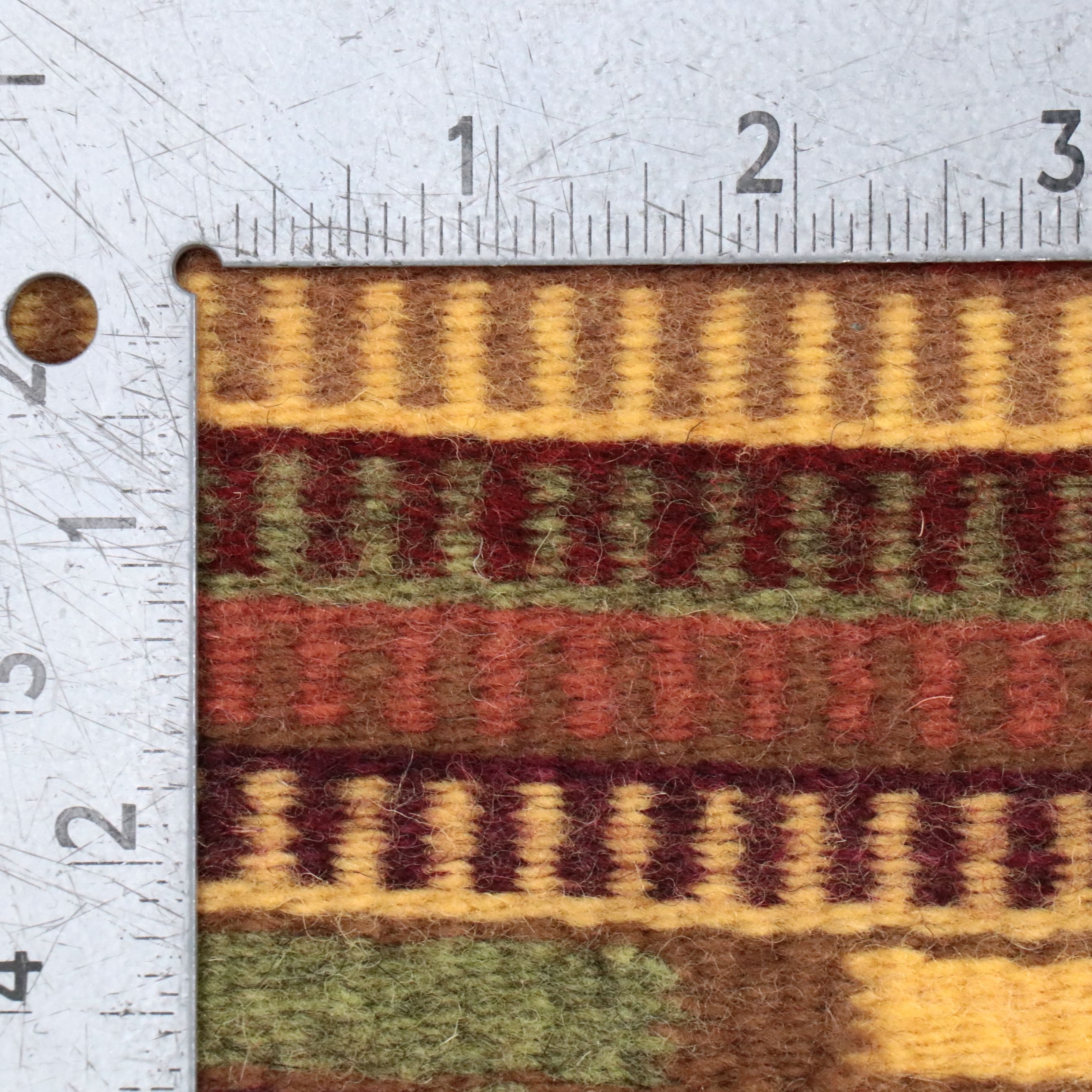 2'7 x 5'2 Handwoven Mexican Zapotec Accent Rug