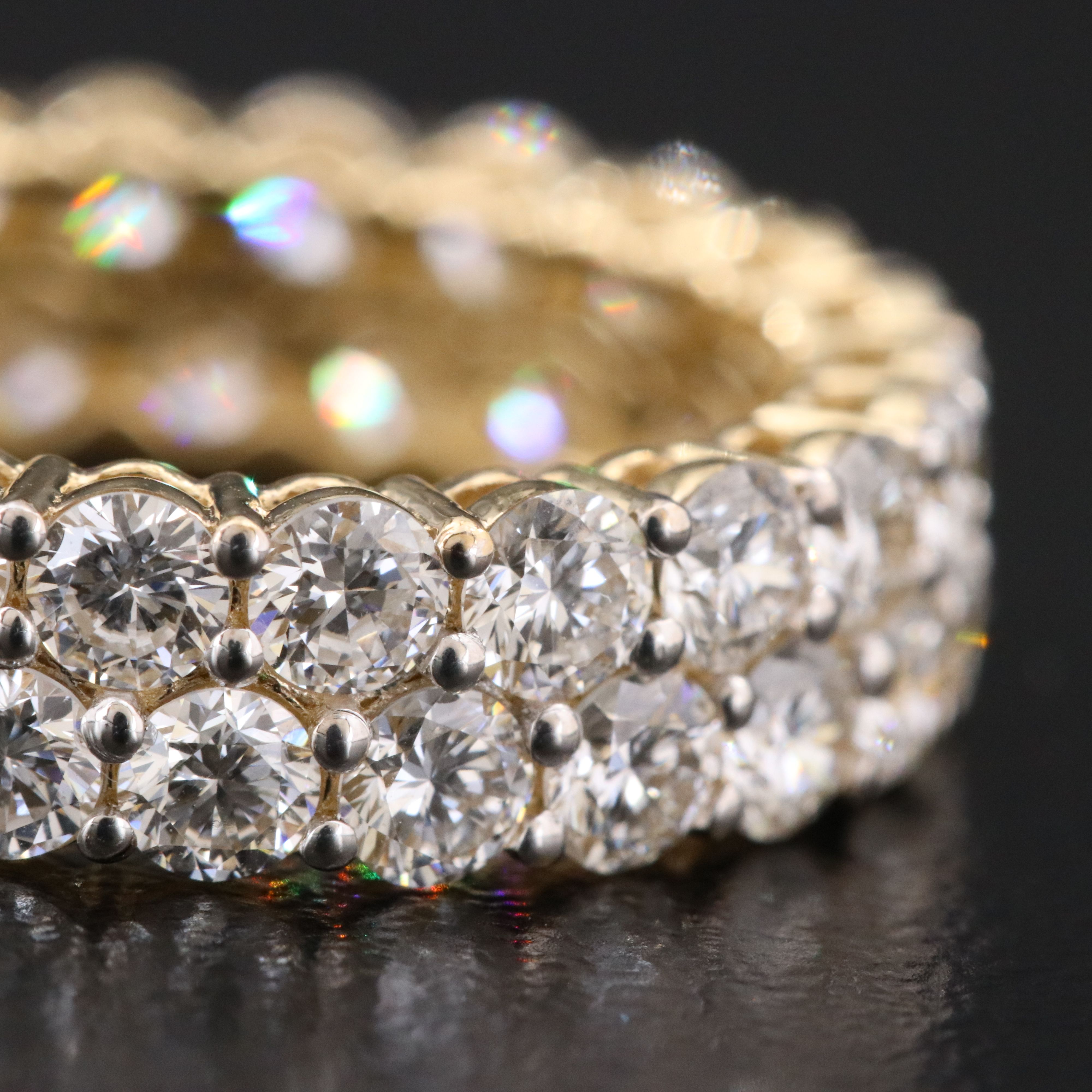 14K 4.29 CTW Lab Grown Diamond Eternity Band