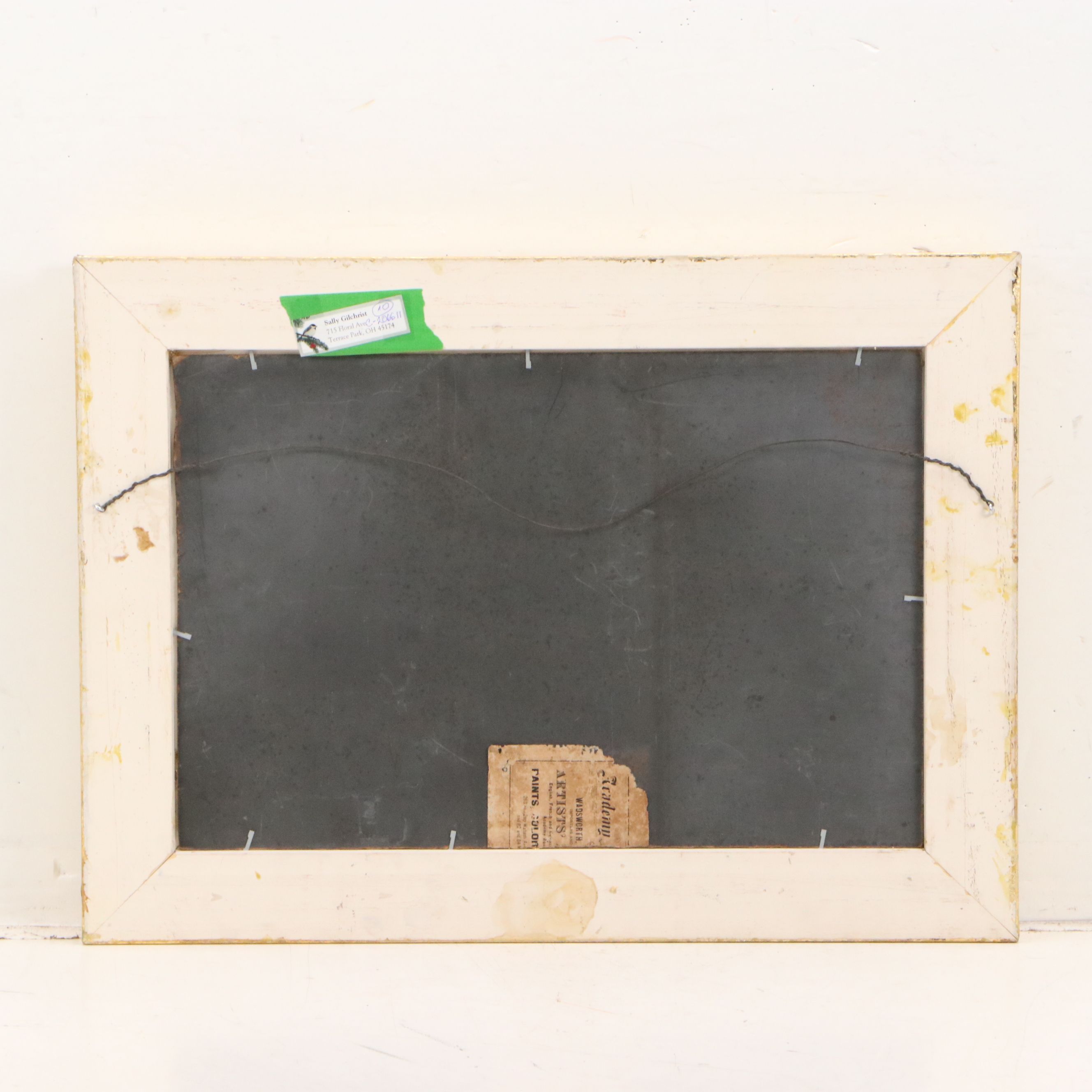 American School Oil Painting of Sunset Lake, Mid-20th Century