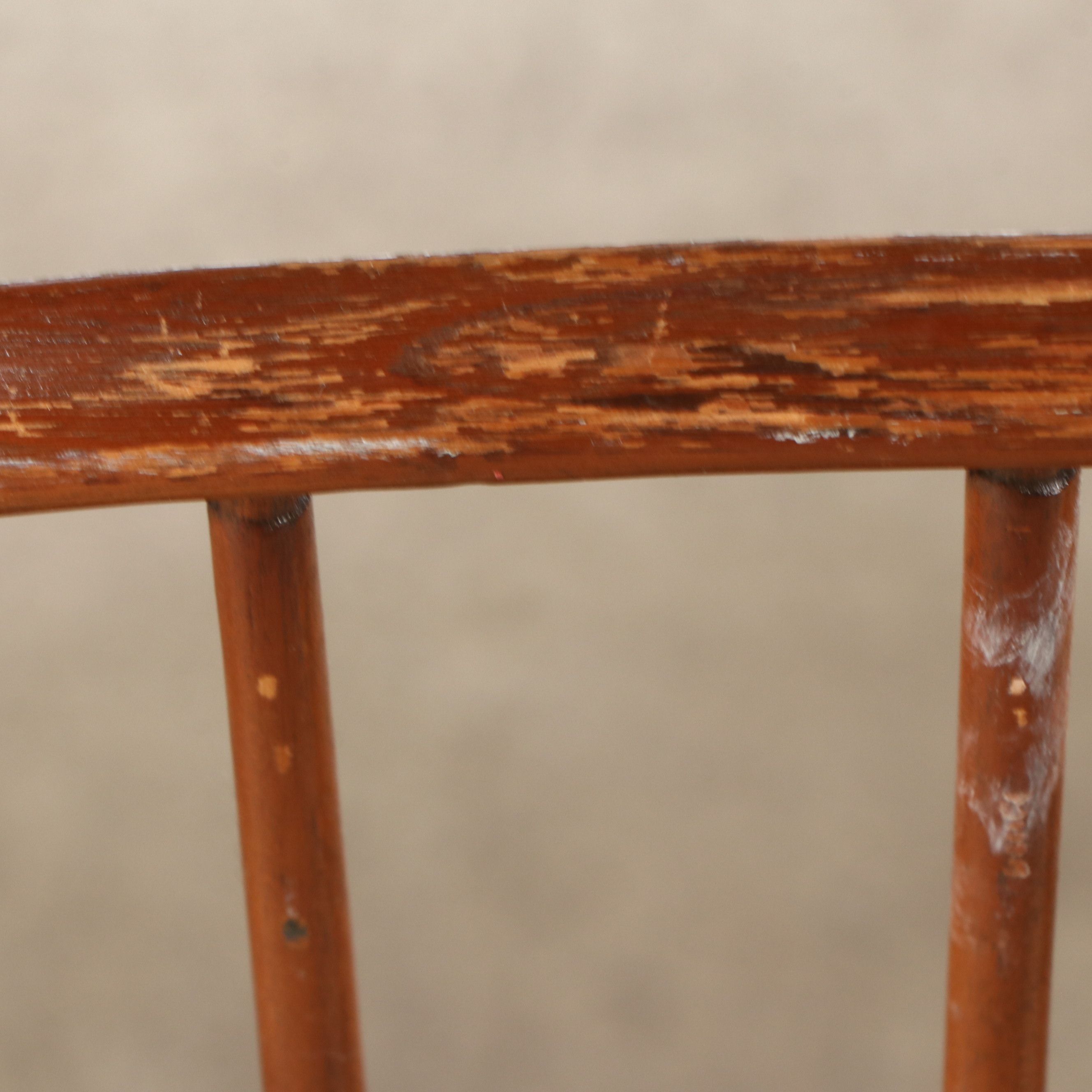 Windsor Style Wooden Spindle-Back Armchair, Mid to Late 20th Century