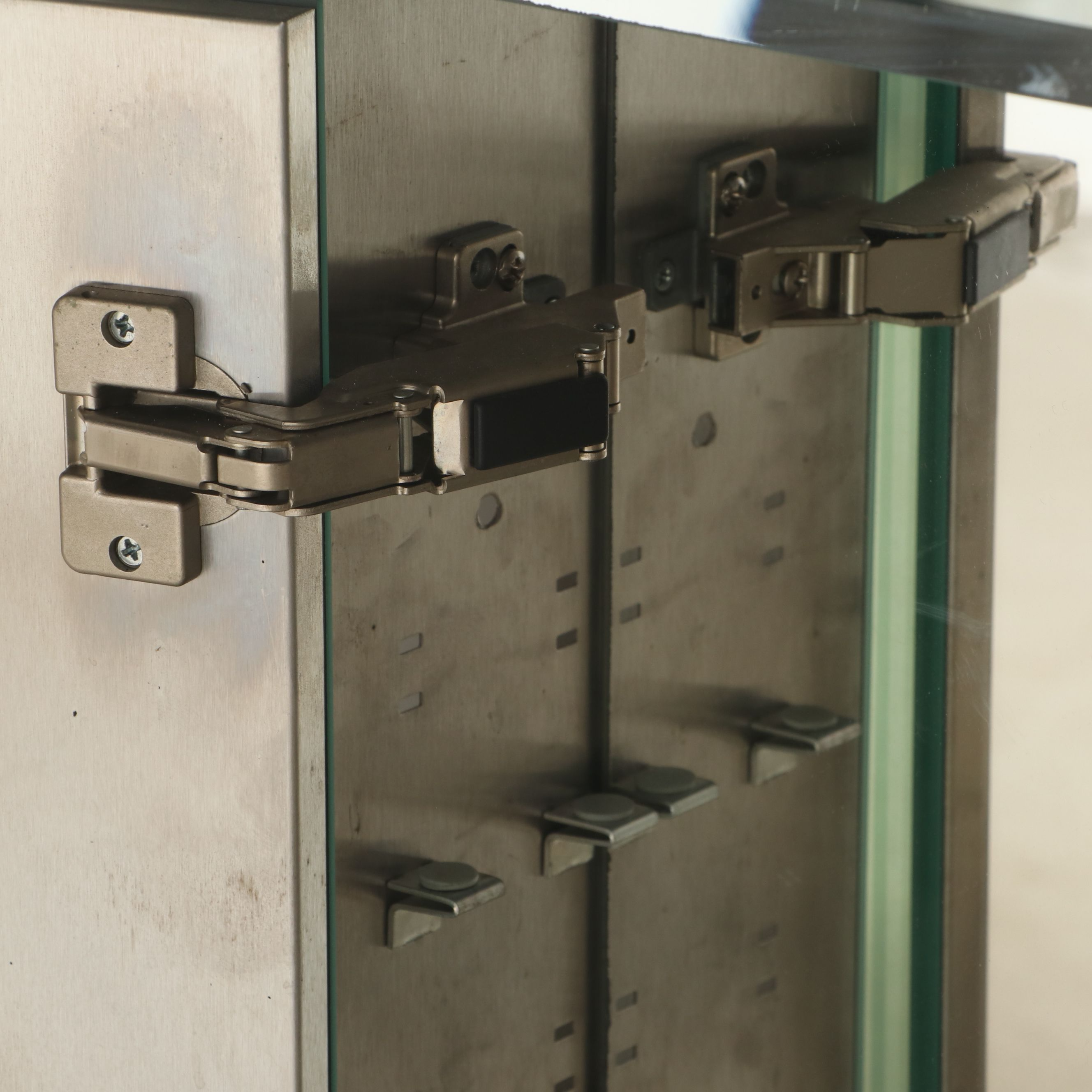 Modern Art Deco Style Mirrored Medicine Cabinet