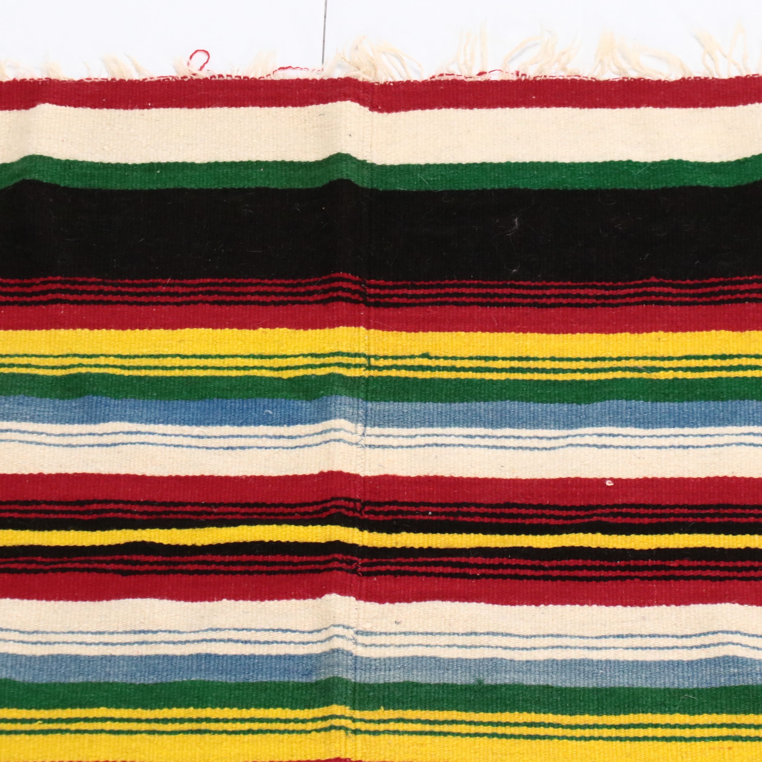 4'1 x 6'3 Handwoven Mexican Oaxacan Figural Area Rug