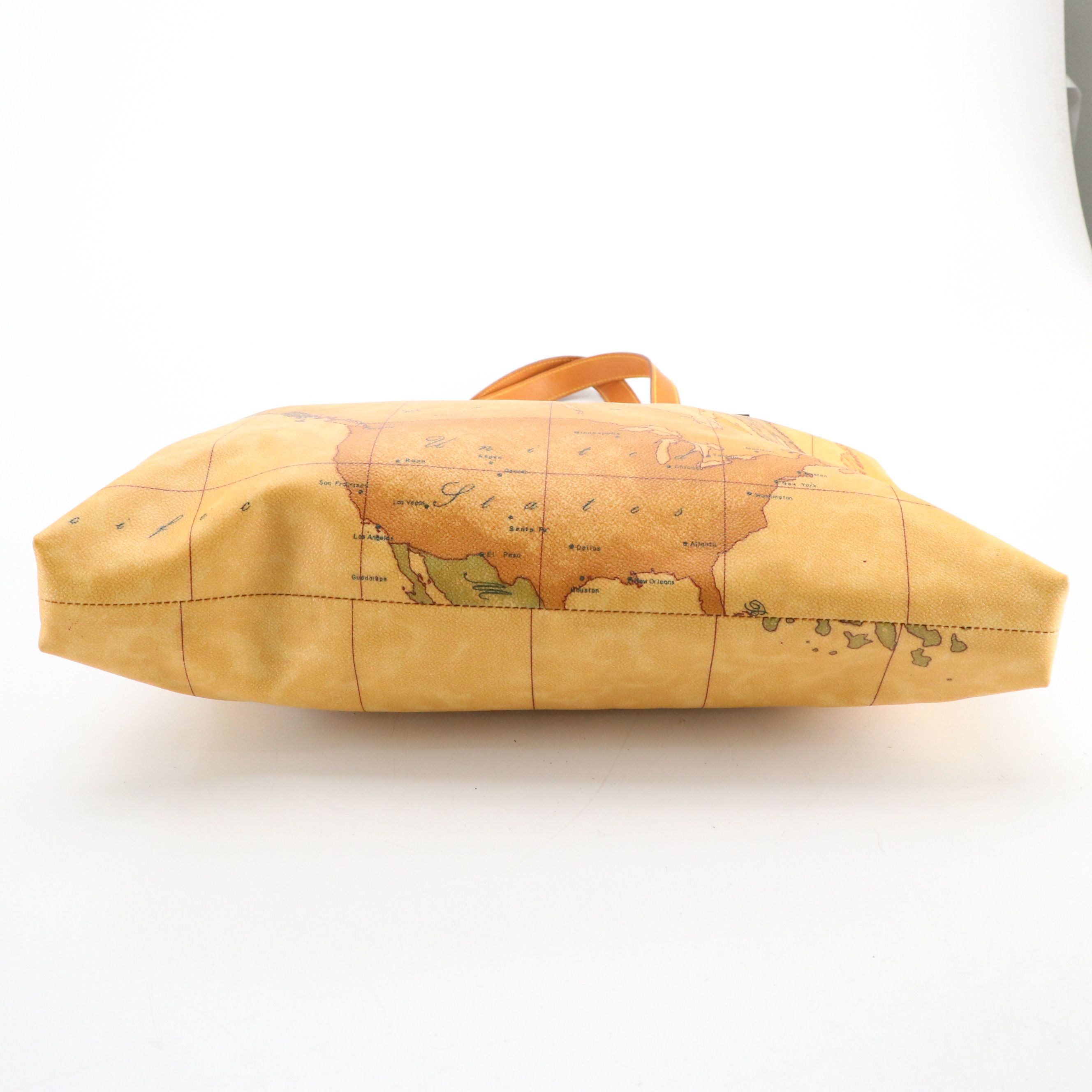 Brahmin Printed Pony Hair & Crocodile Leather 2Way Satchel, Alviero Martini Tote