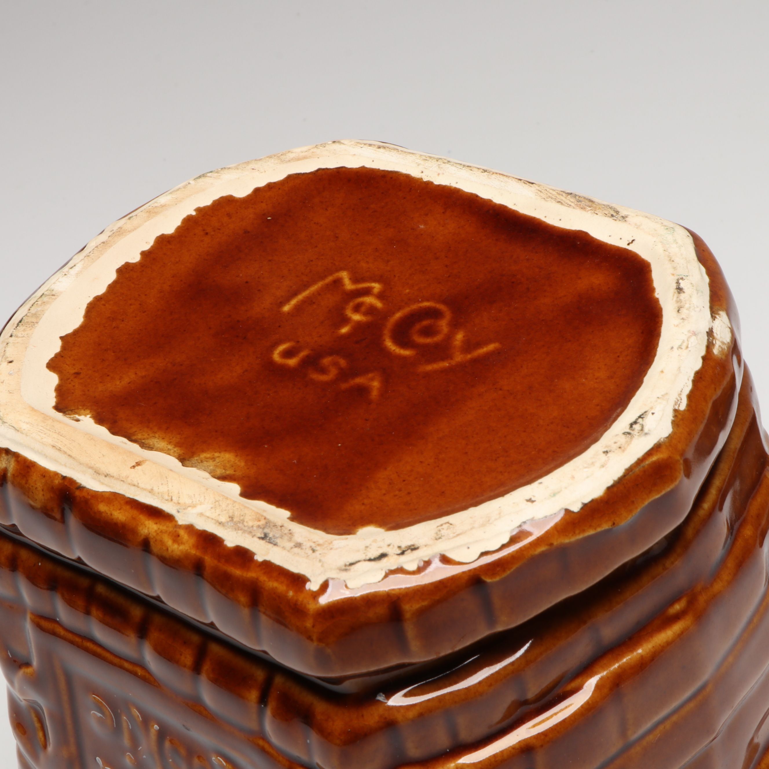 McCoy Wishing Well Cookie Jar with Other Ceramic Teapot, Vases and Bowls