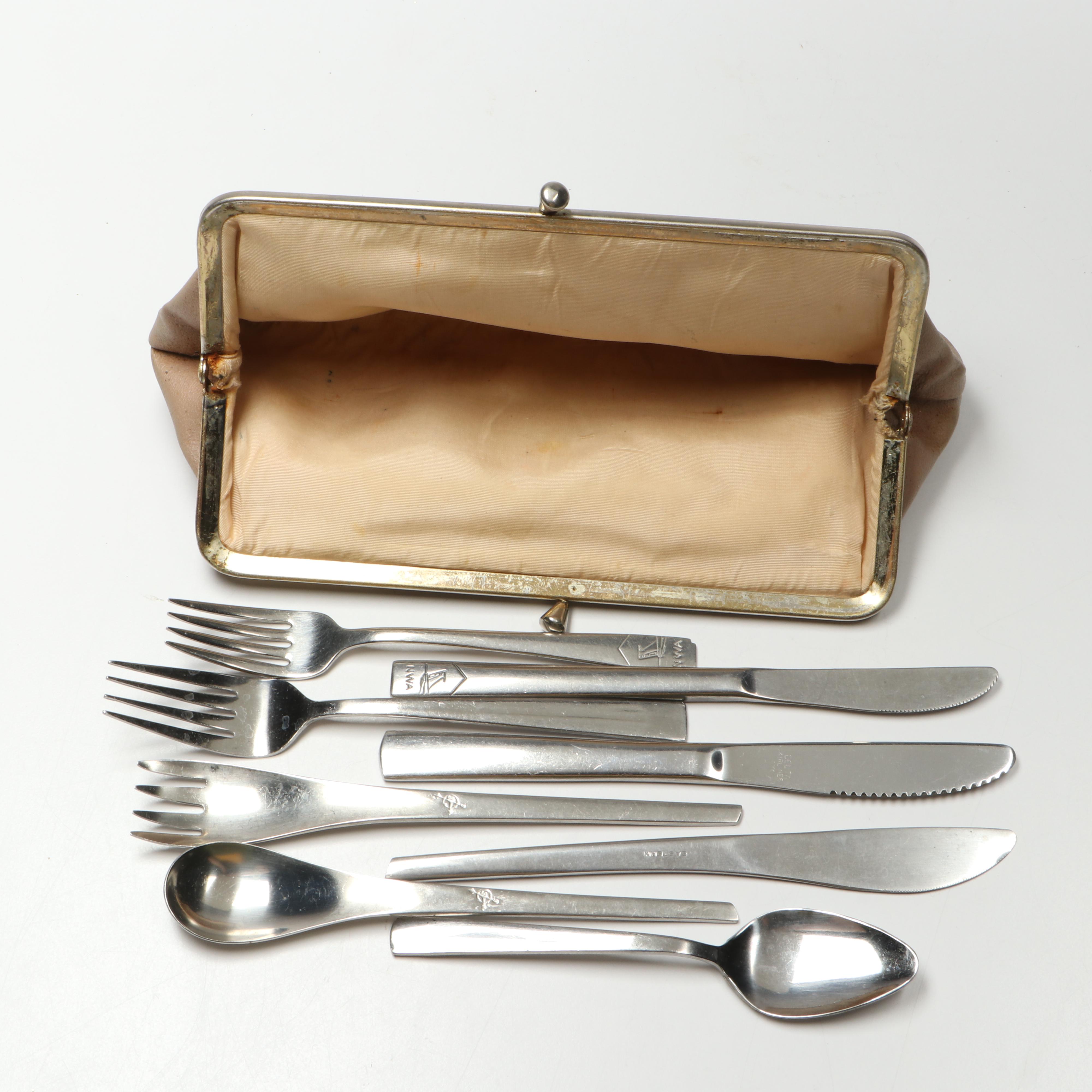 Pan Am Vintage Bags with Playing Cards and Other Collectibles