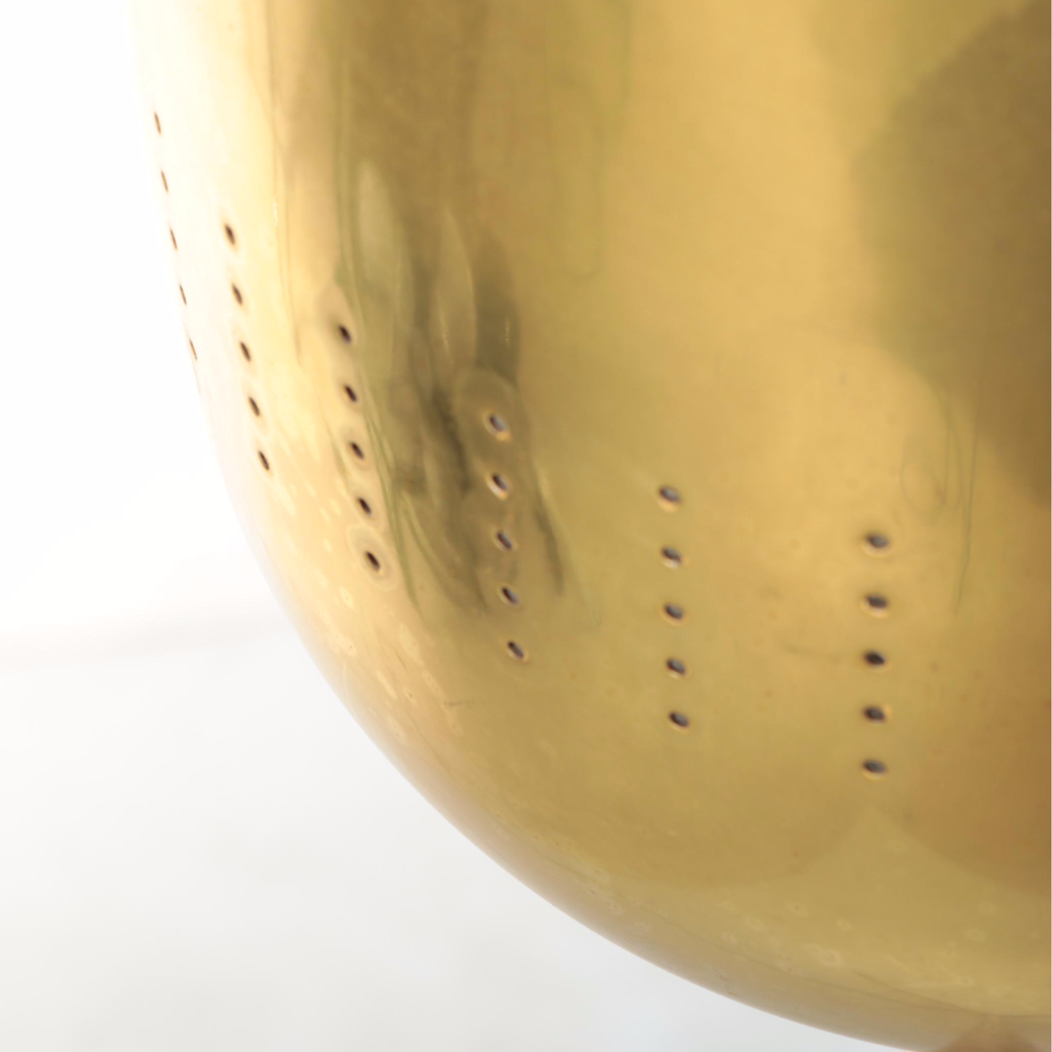 Mid Century Modern Brass Finish Torchiere Floor Lamp