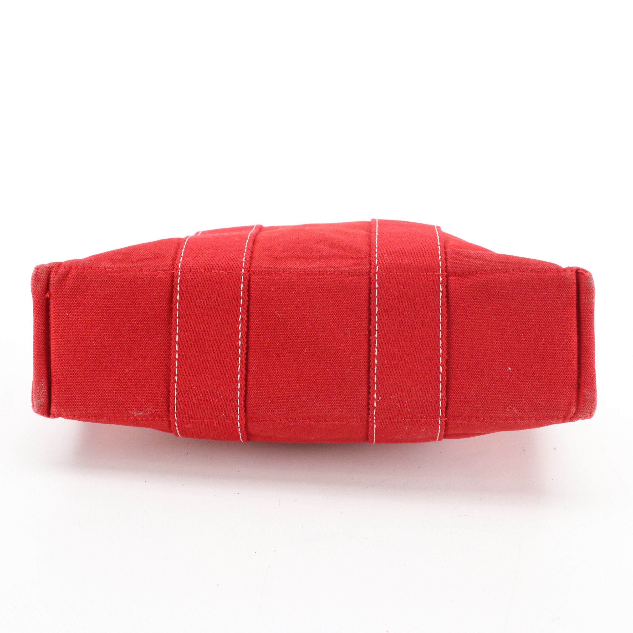 Hermès Fourre-Tout PM in Red Cotton Canvas