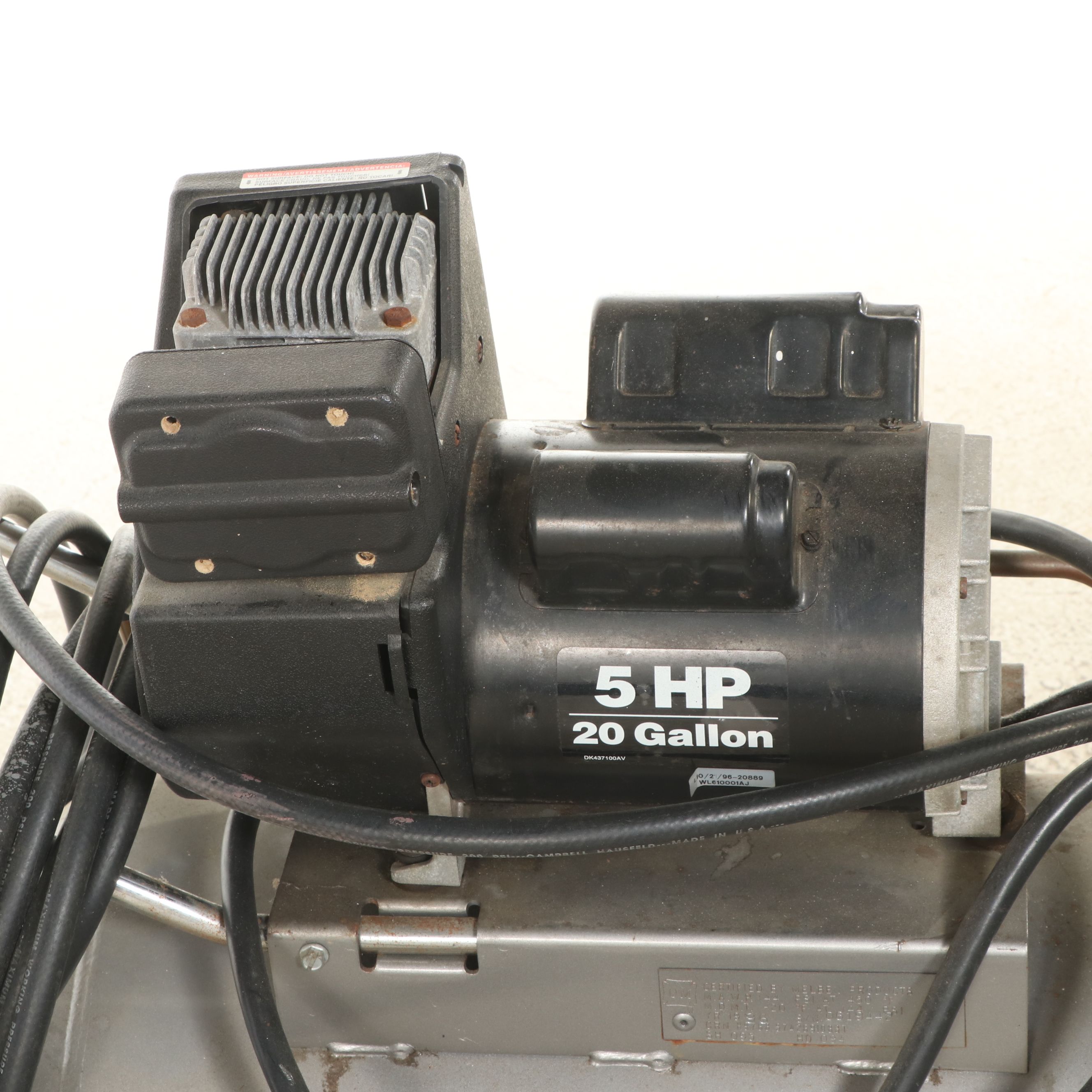 Campbell Hausfeld 5Hp 20-Gallon Portable Air Compressor | EBTH