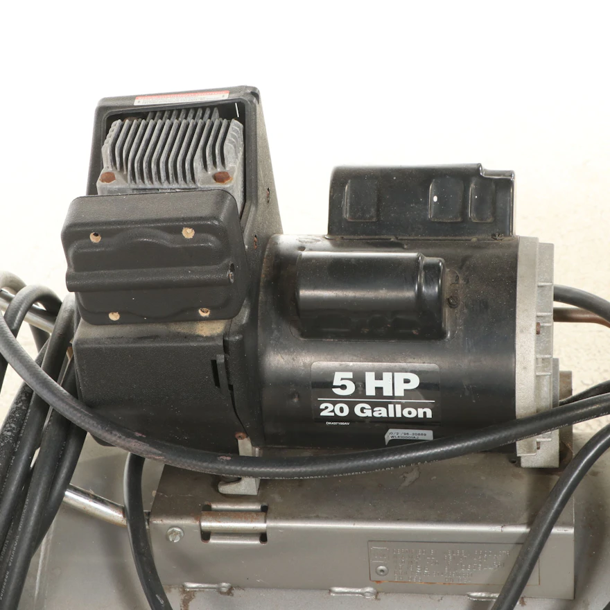 Campbell Hausfeld 5Hp 20-Gallon Portable Air Compressor | EBTH