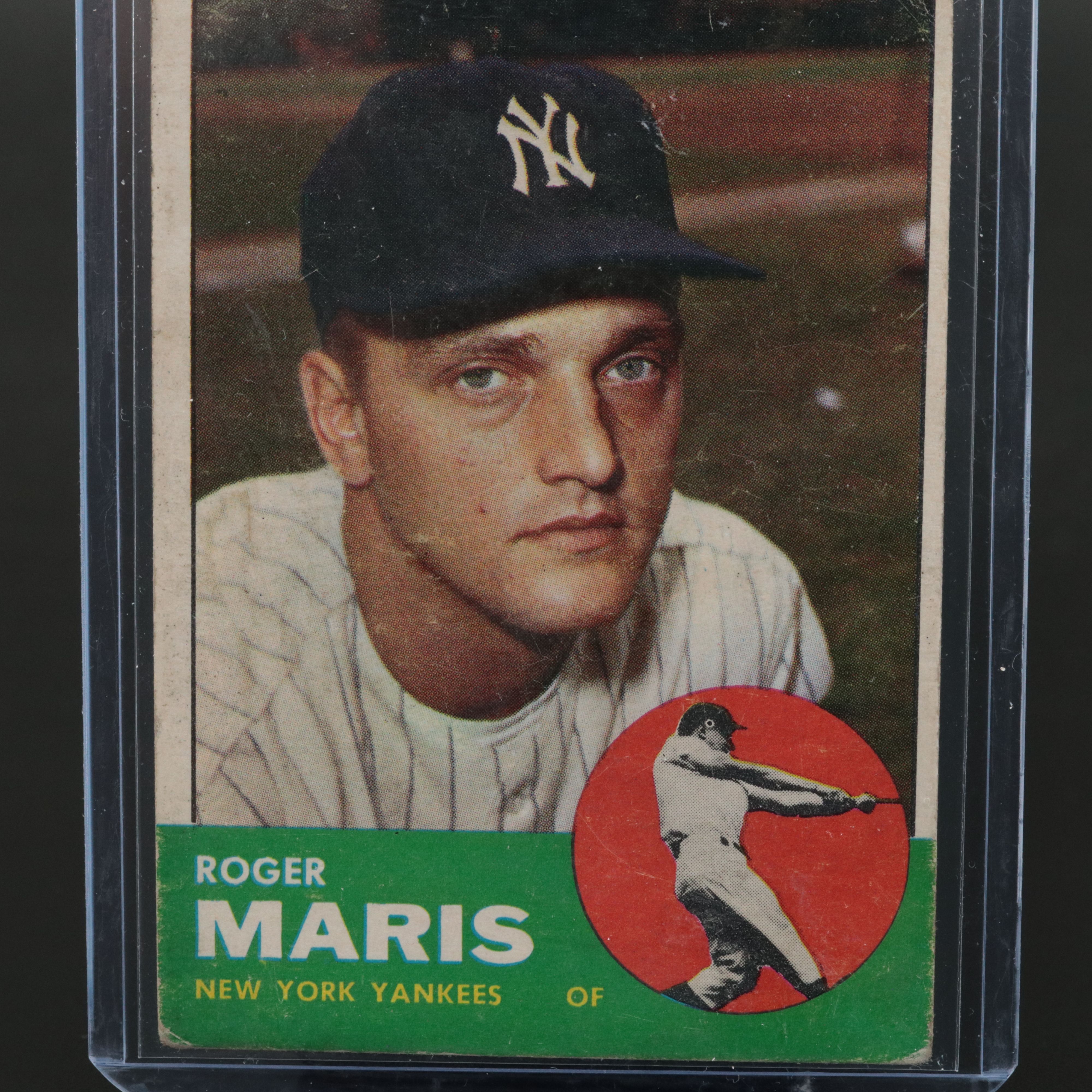 1963 Topps Roger Maris New York Yankees Baseball Card