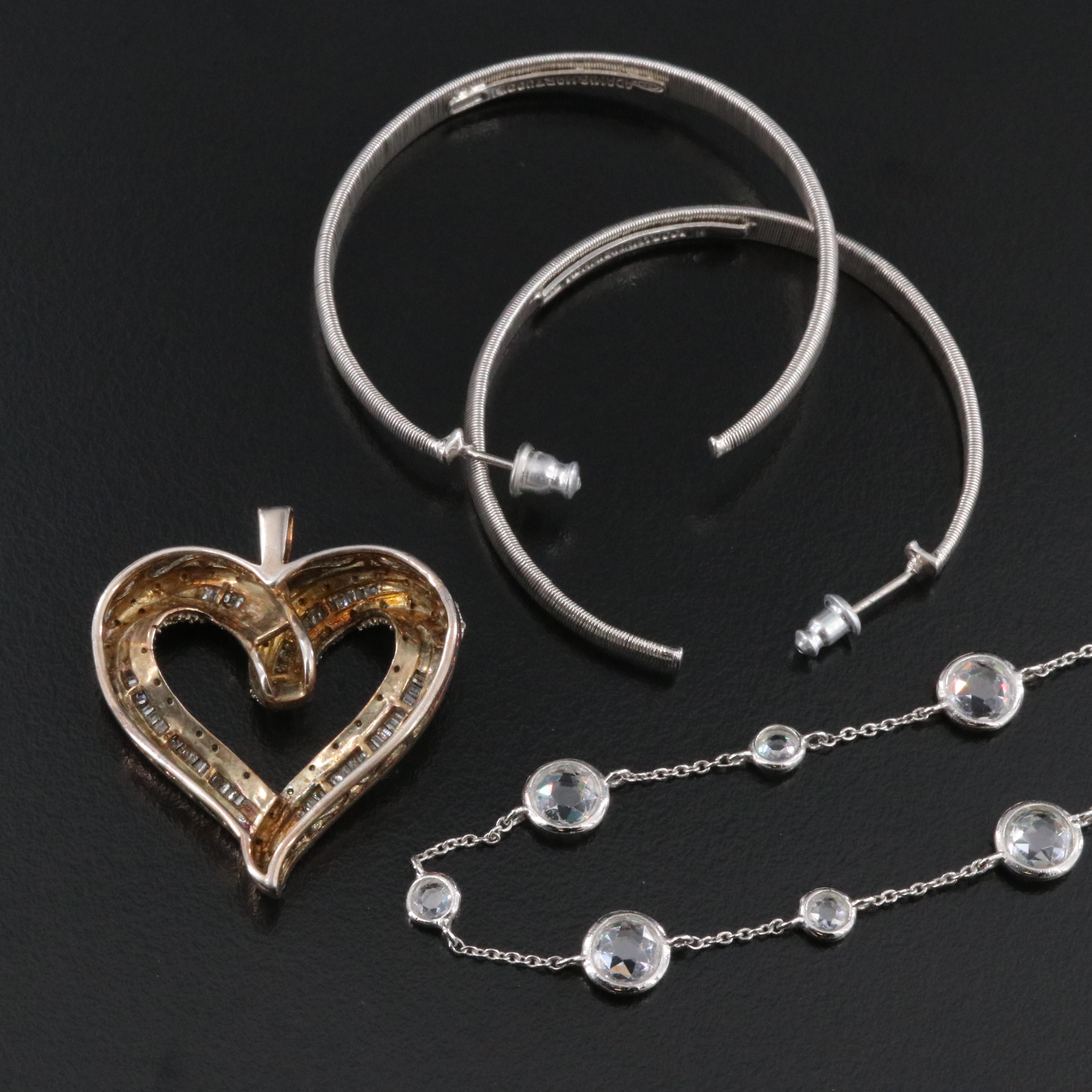 Sterling and Diamonds Featured in Jewelry Selection