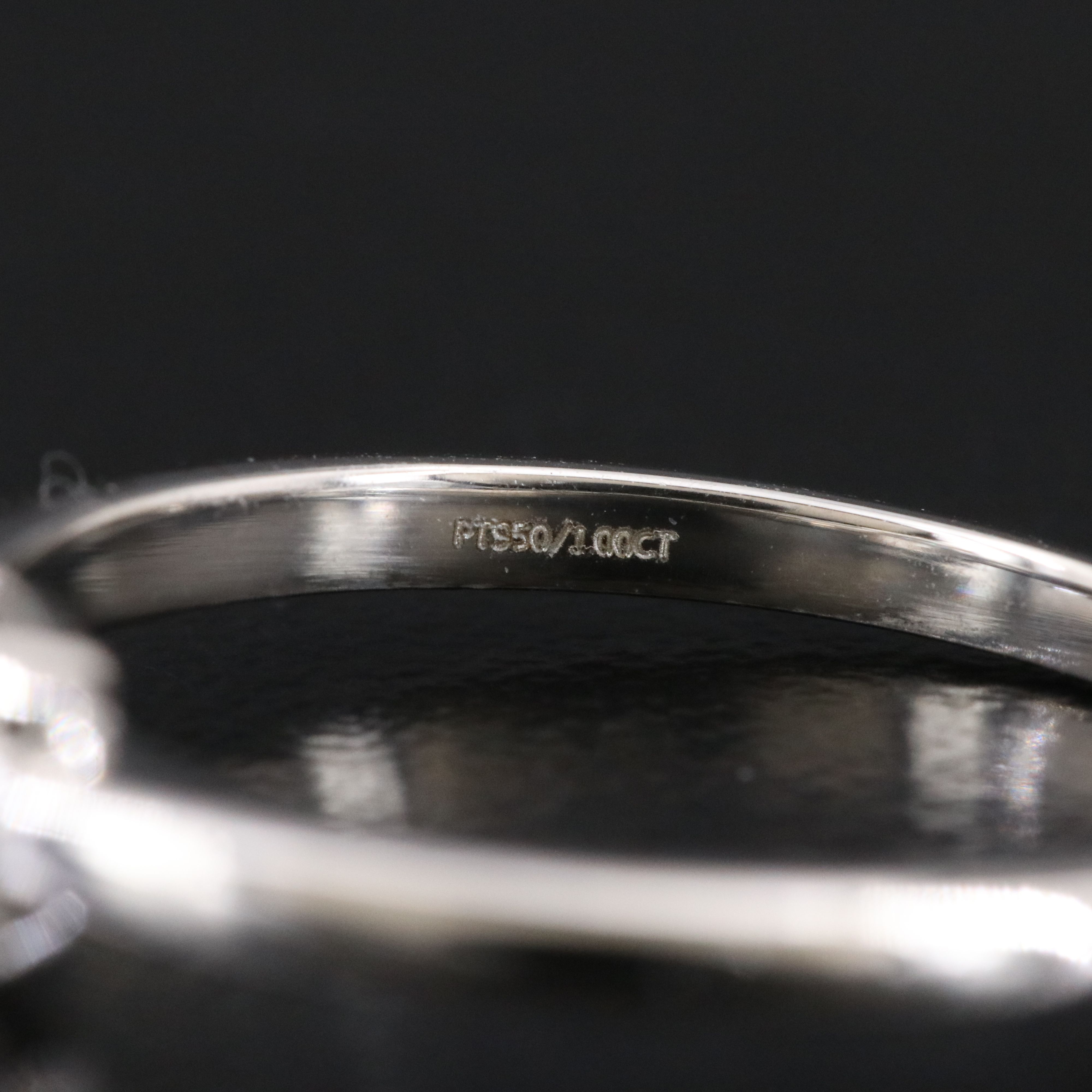 Platinum 1.00 CT Diamond Solitaire Ring with GIA Report