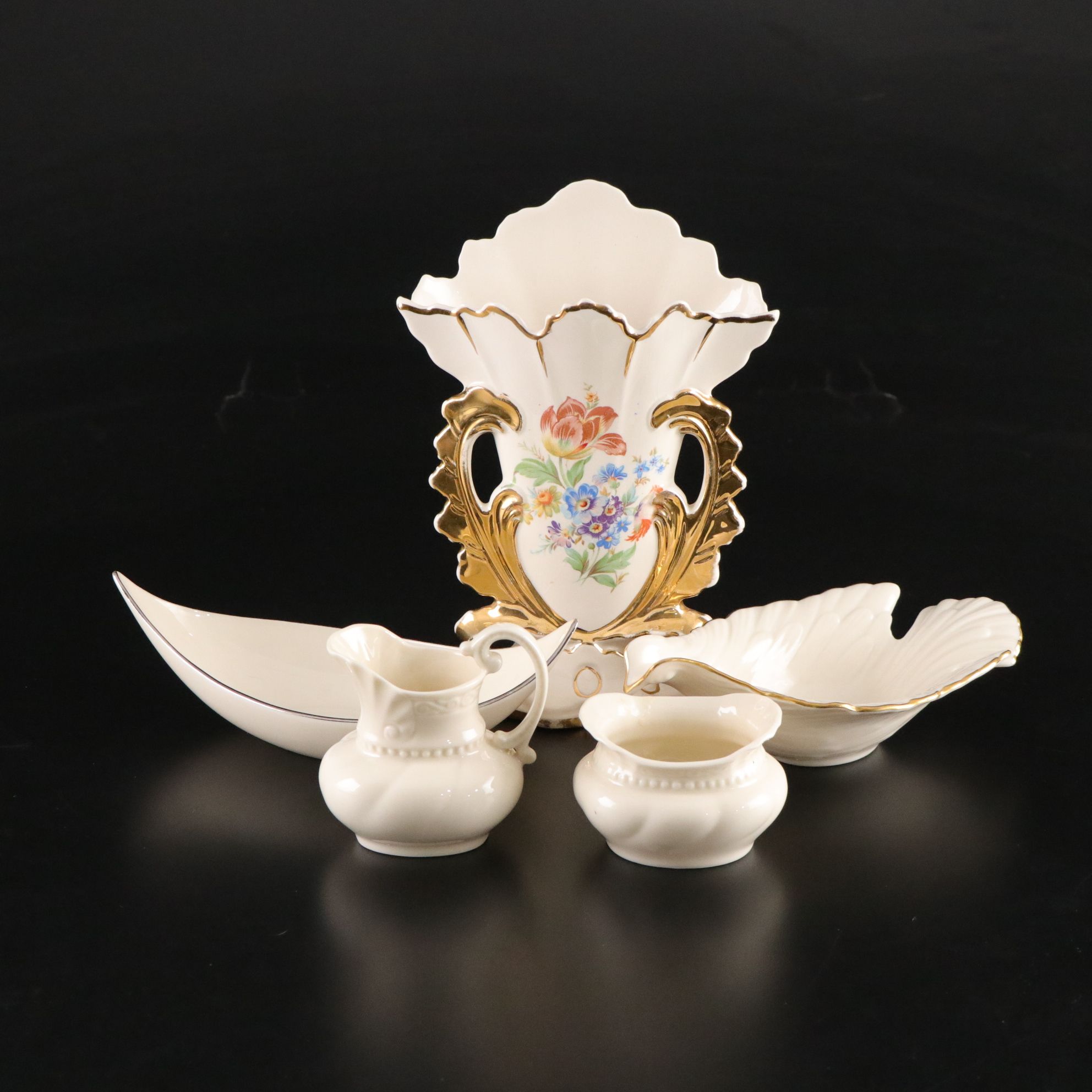 Lenox "Olympia Platinum" Nut Dish & Other Tableware