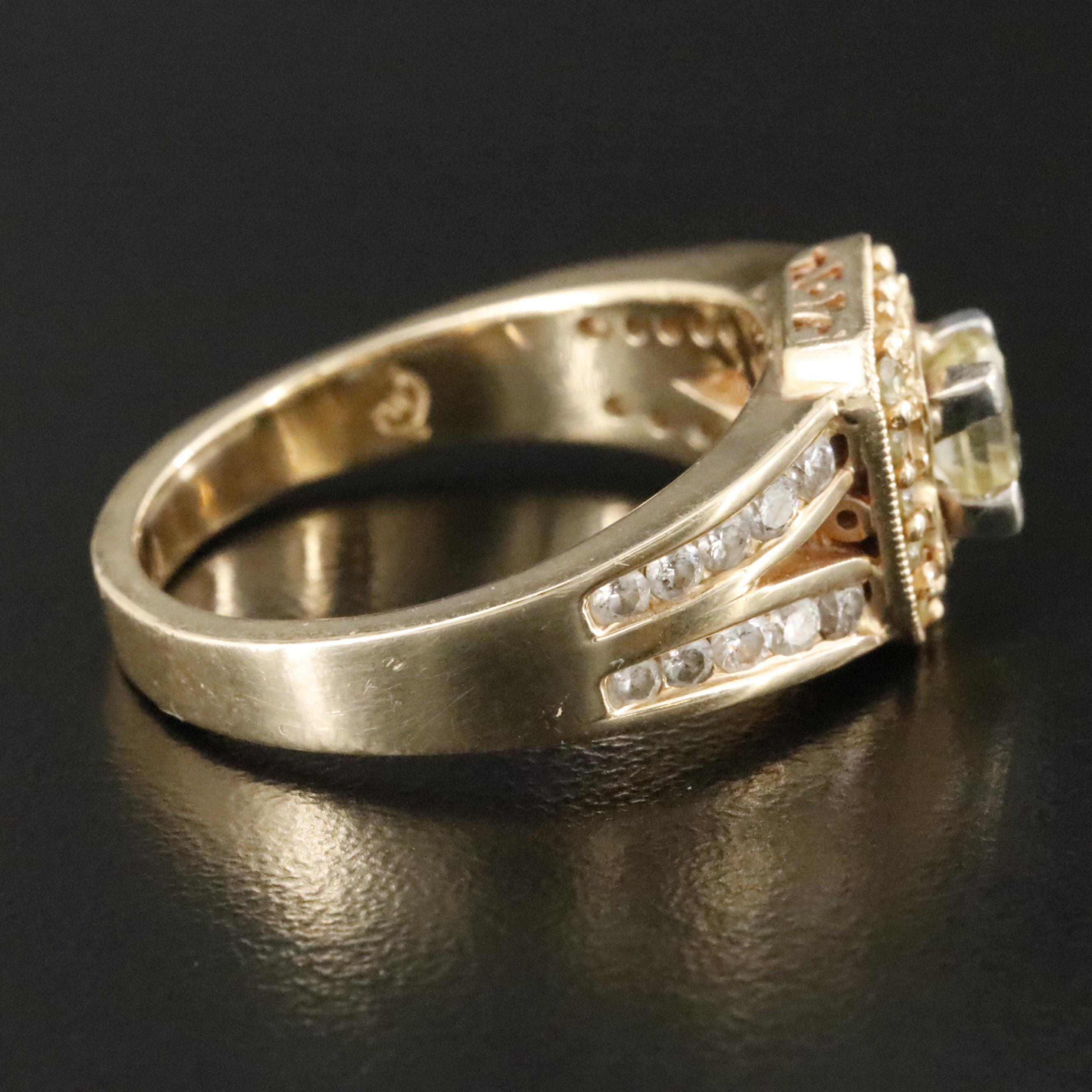 14K 0.91 CTW Diamond Ring