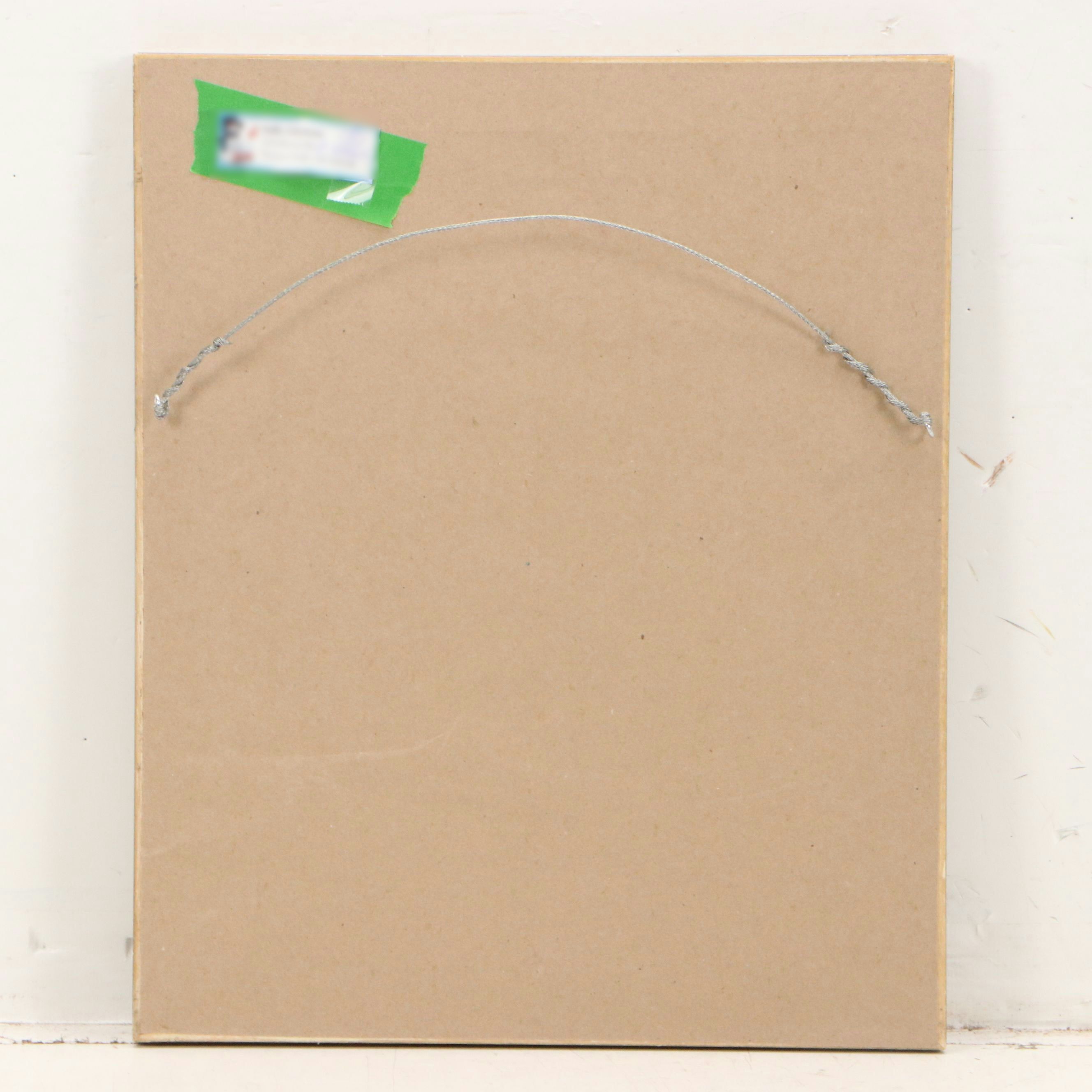 Fritz Scholder Acrylic Painting of Man on Horseback, Mid to Late 20th Century