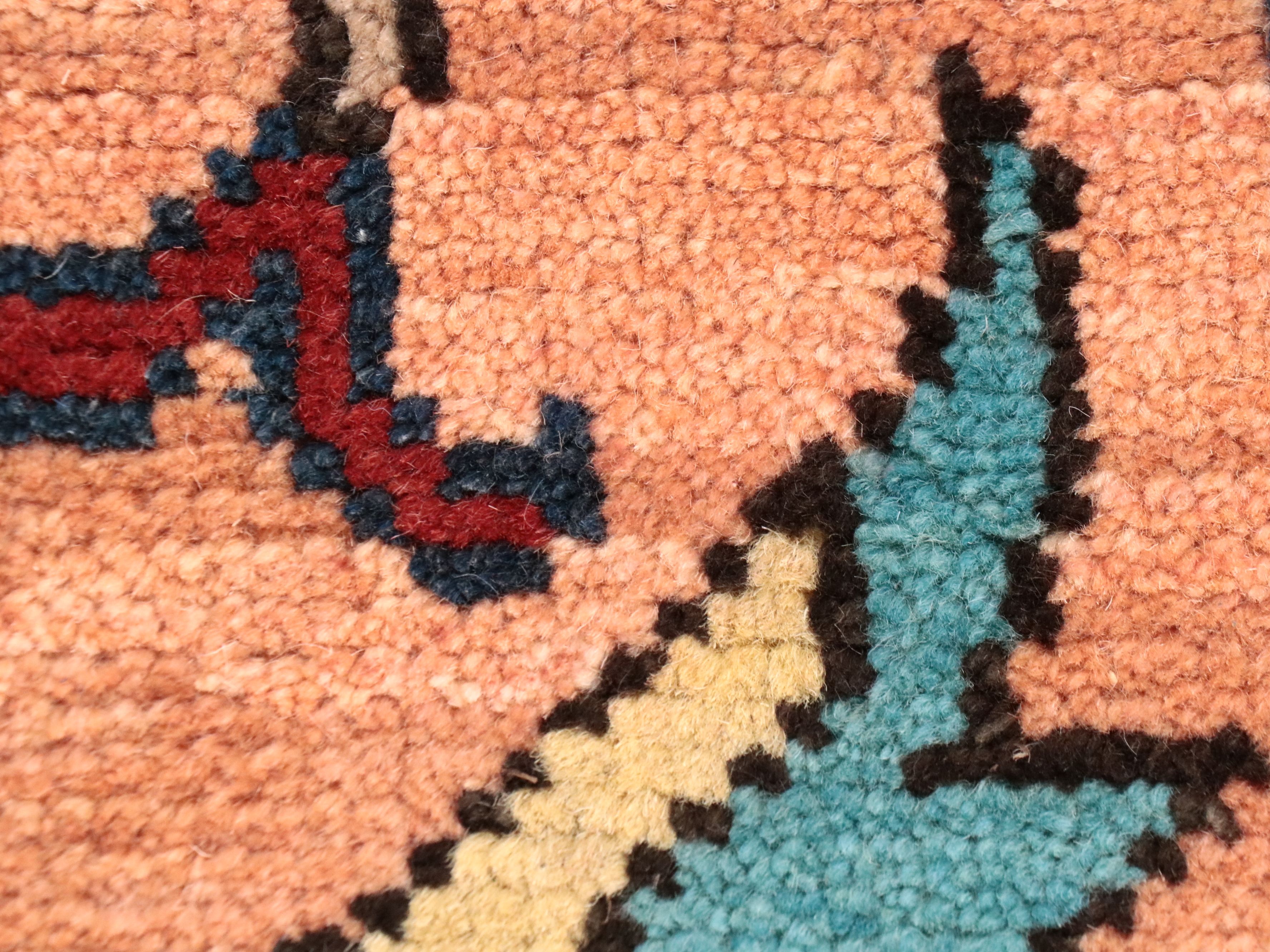 9'10 x 14' Hand-Knotted Indian "William Morris: Strawberry Thief" Room-Sized Rug