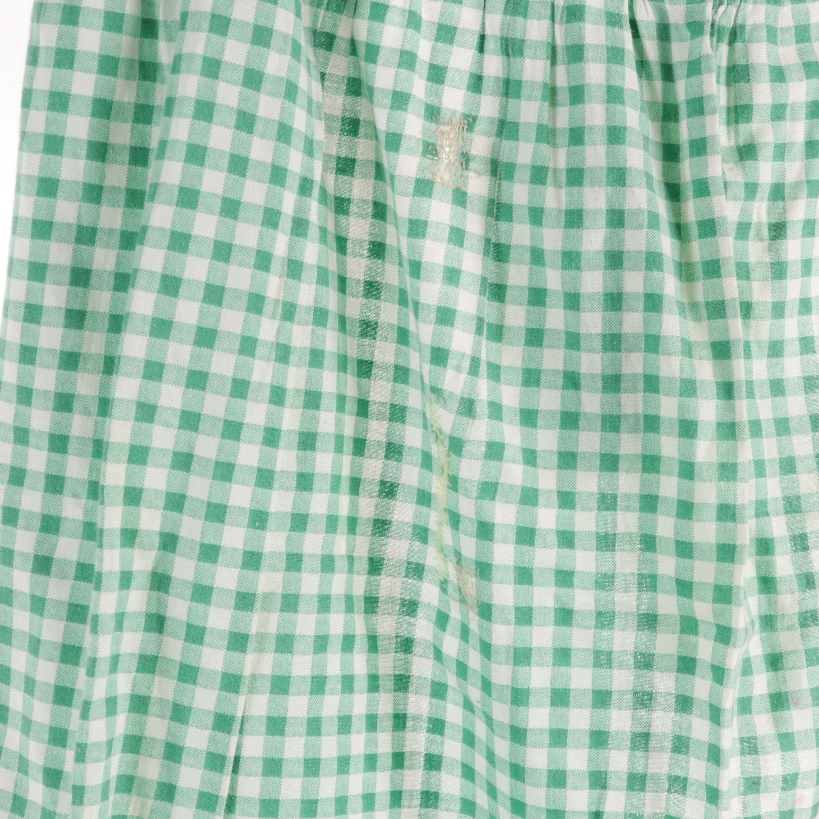 R.A.R. Vintage Red Gingham Sheer Cotton Dress with Other Vintage Aprons