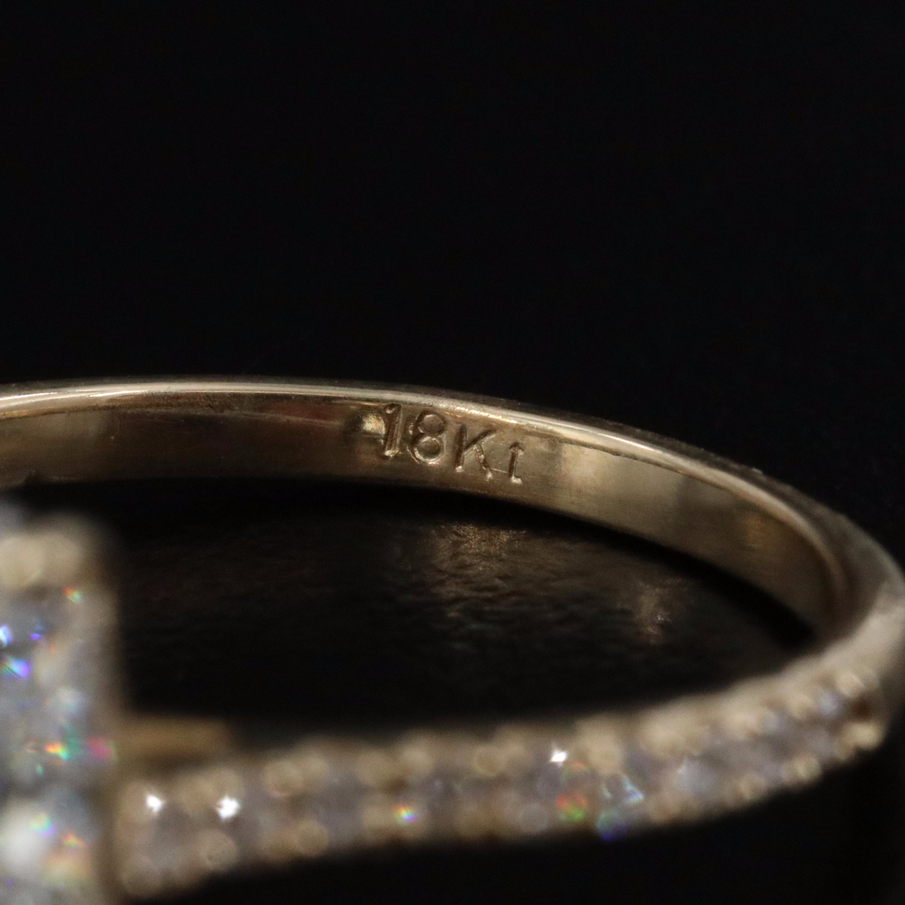 18K 5.28 CTW Lab Grown Diamond Ring with IGI Report