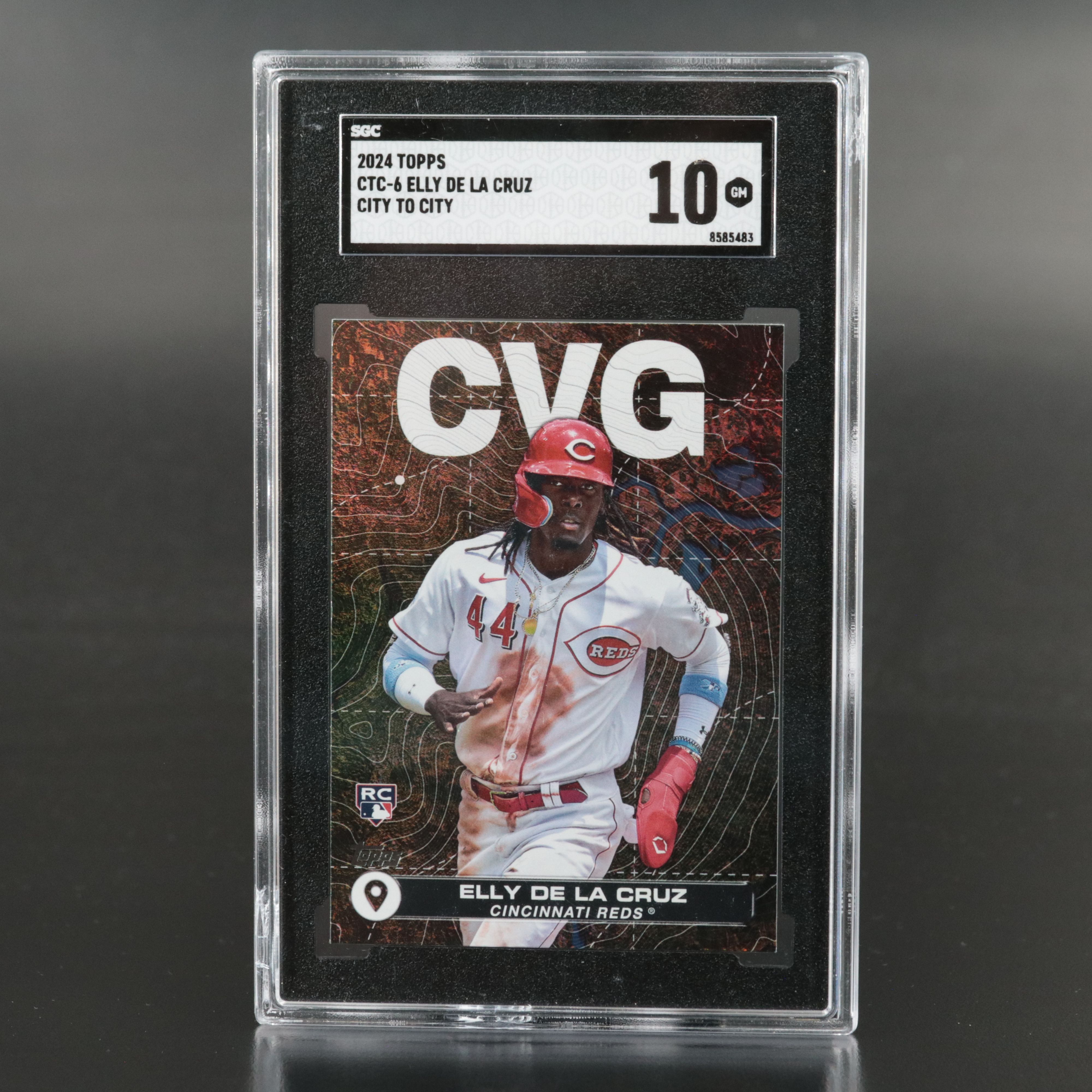 2024 Topps Elly De La Cruz City to City Rookie Card Graded SGC 10