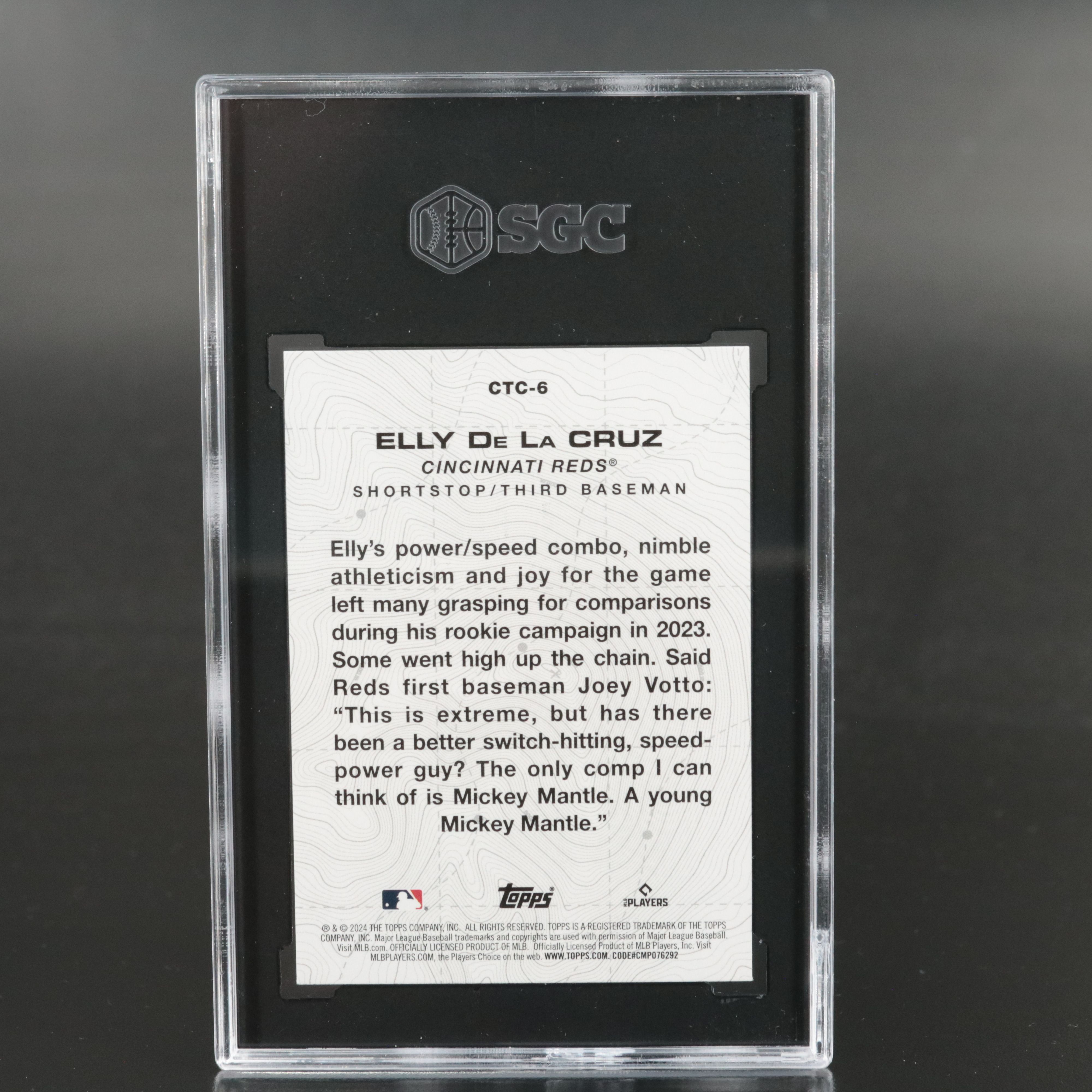 2024 Topps Elly De La Cruz City to City Rookie Card Graded SGC 10