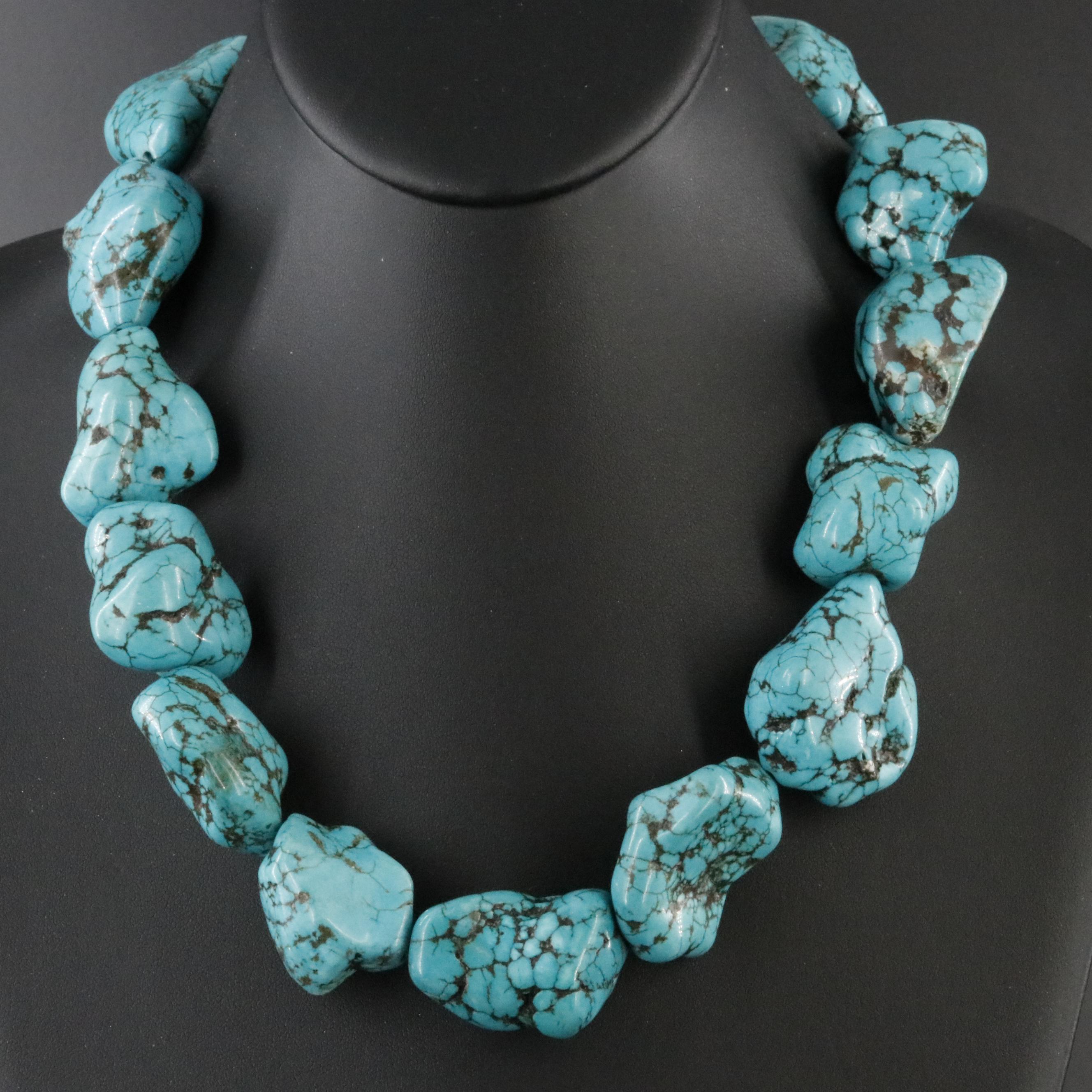 Howlite Bead Necklace