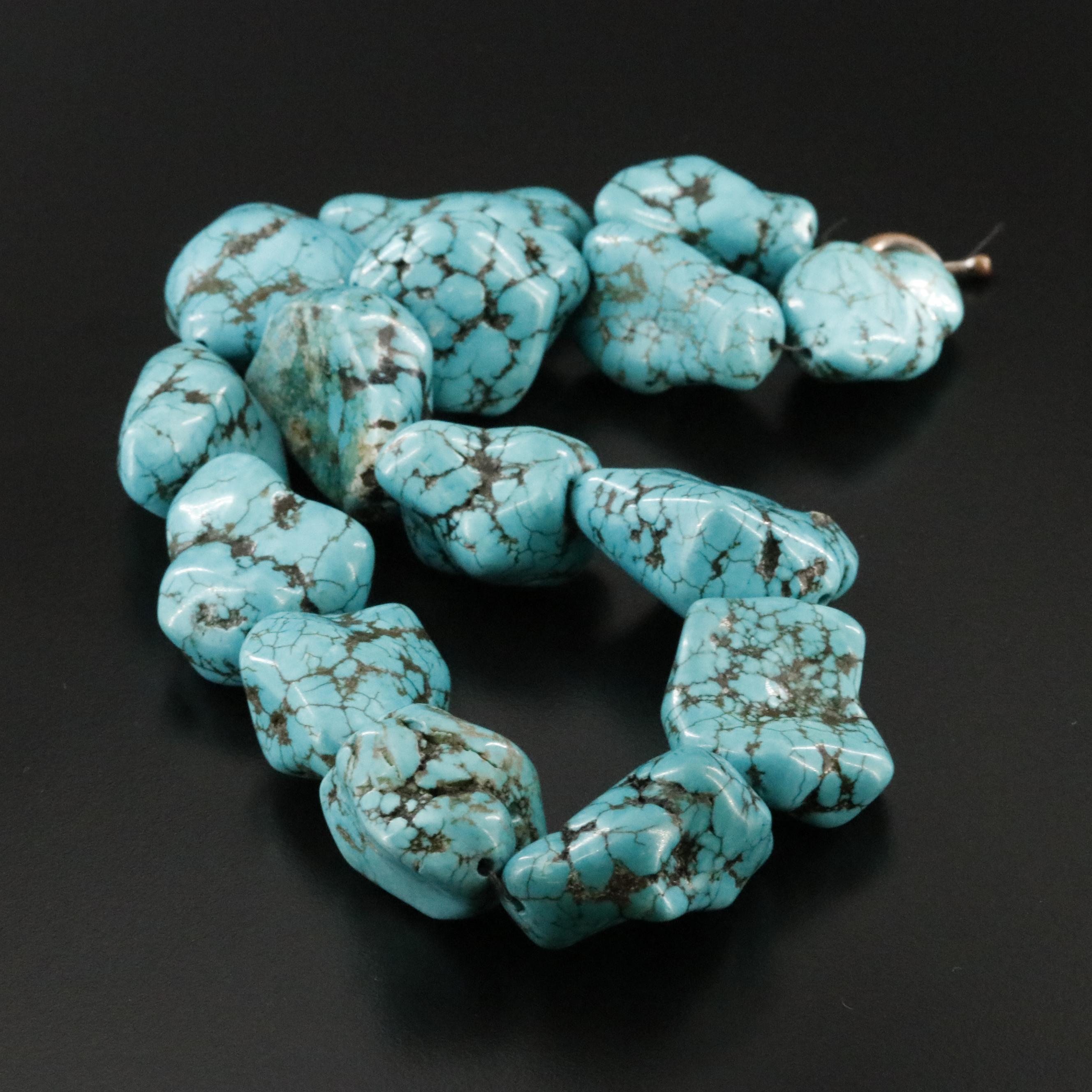 Howlite Bead Necklace