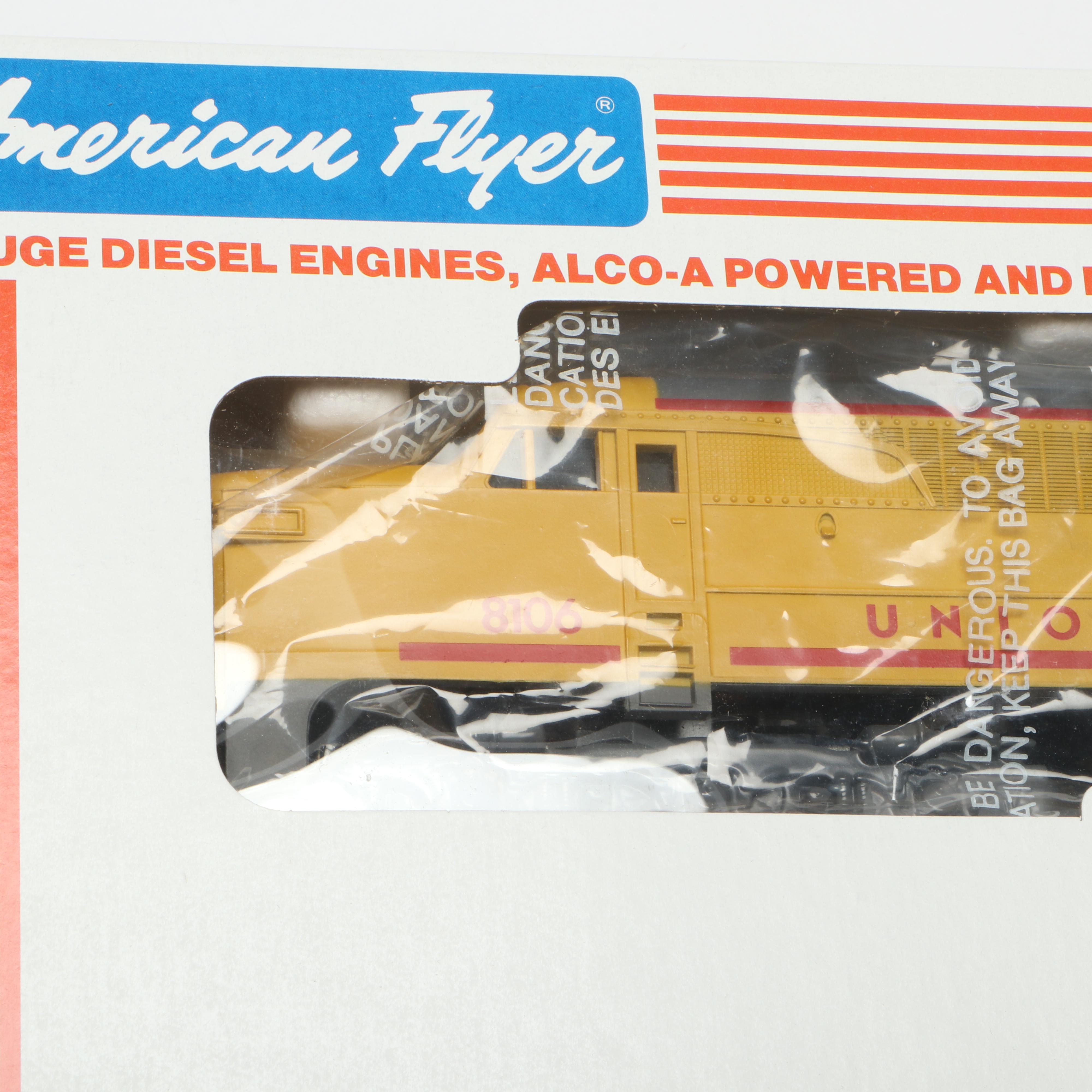 American Flyer "The Pony Express" Union Pacific Train Set with Passenger Car