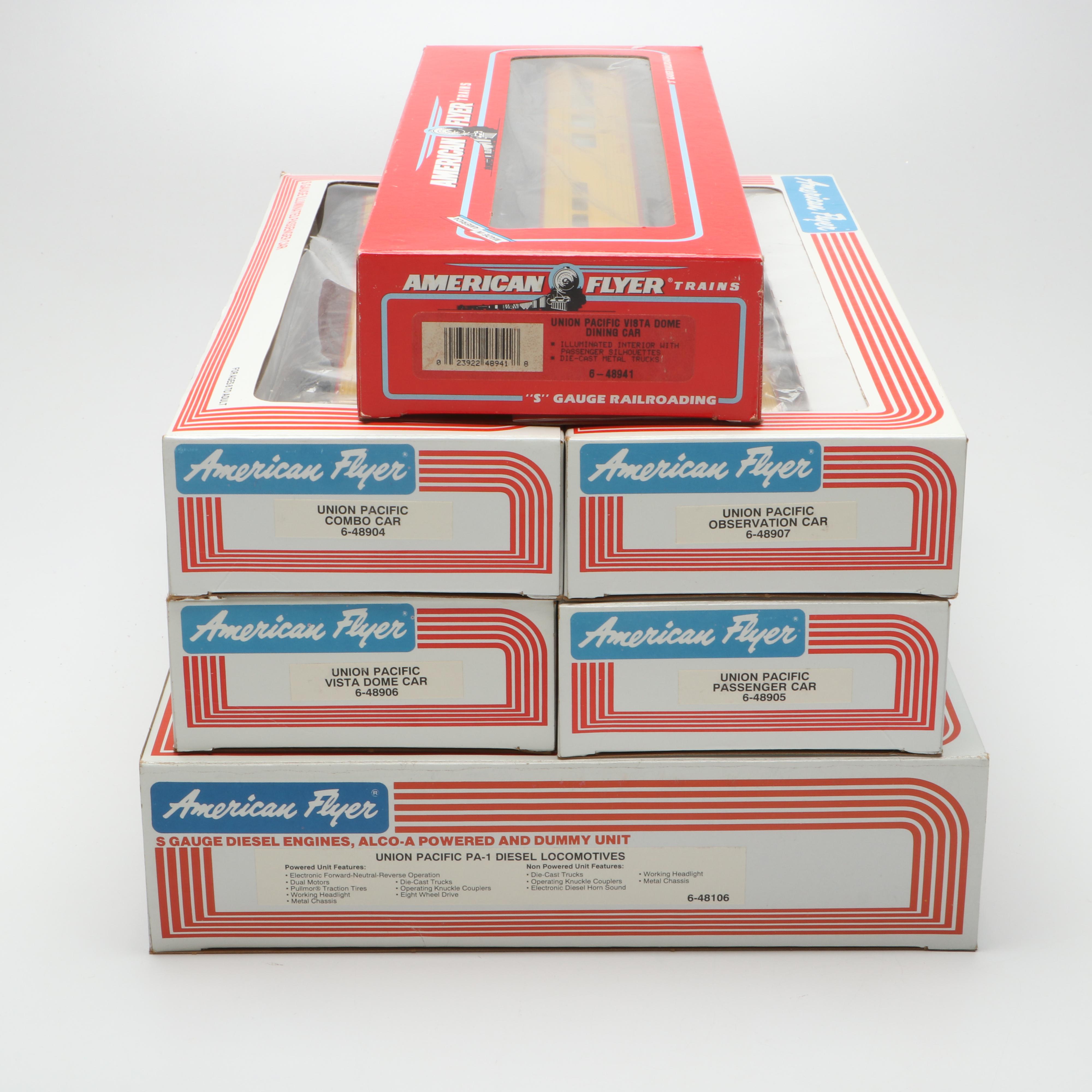 American Flyer "The Pony Express" Union Pacific Train Set with Passenger Car