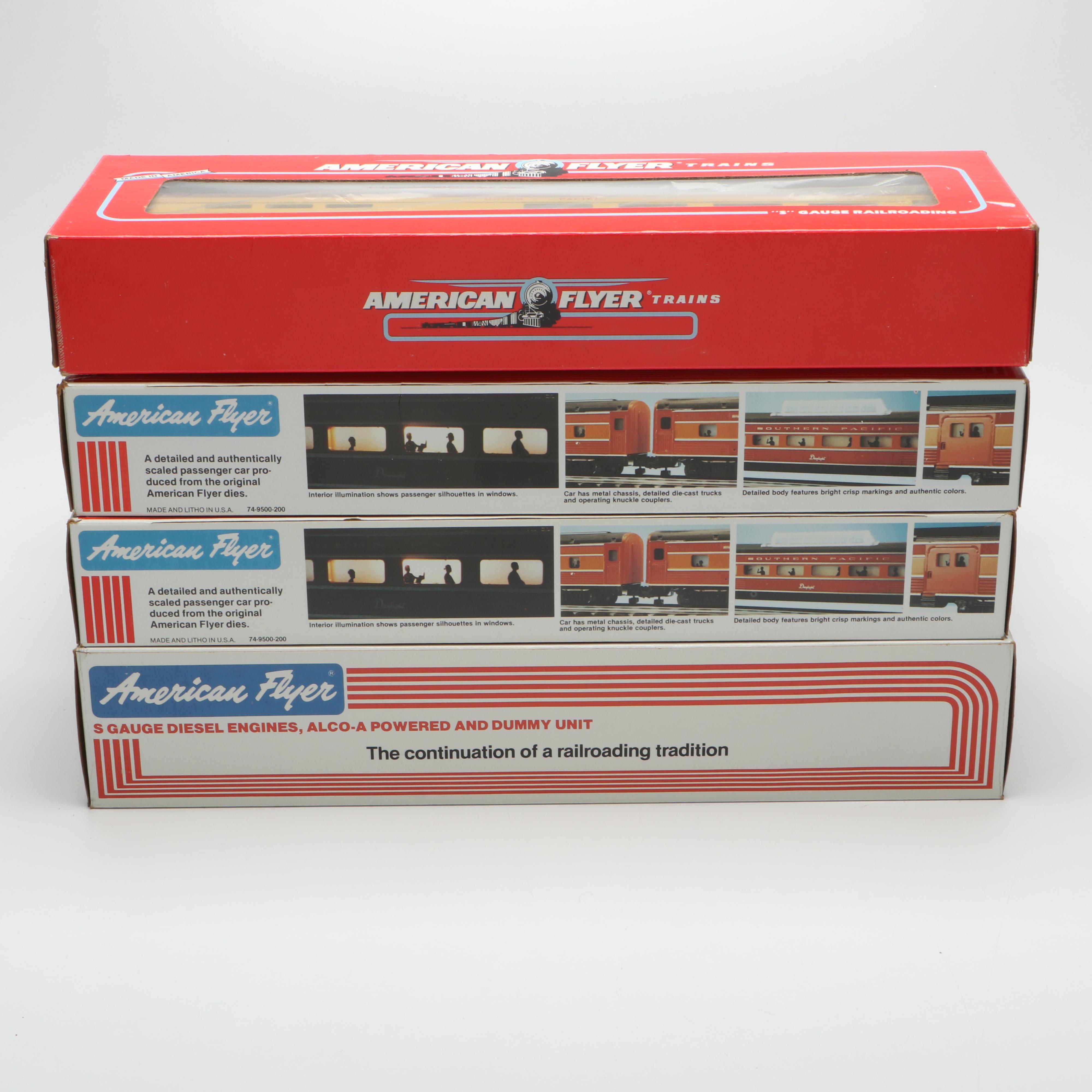 American Flyer "The Pony Express" Union Pacific Train Set with Passenger Car