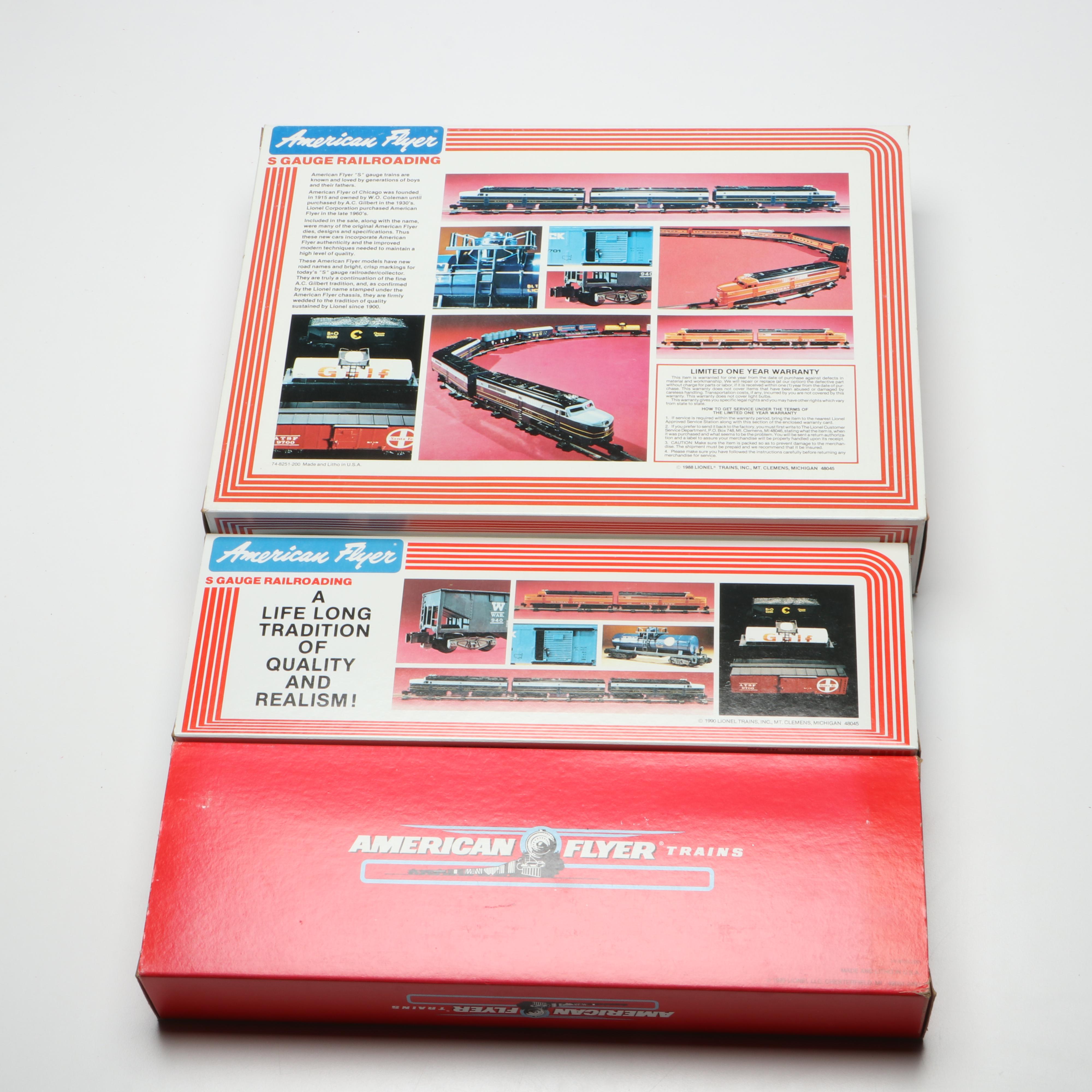 American Flyer "The Pony Express" Union Pacific Train Set with Passenger Car