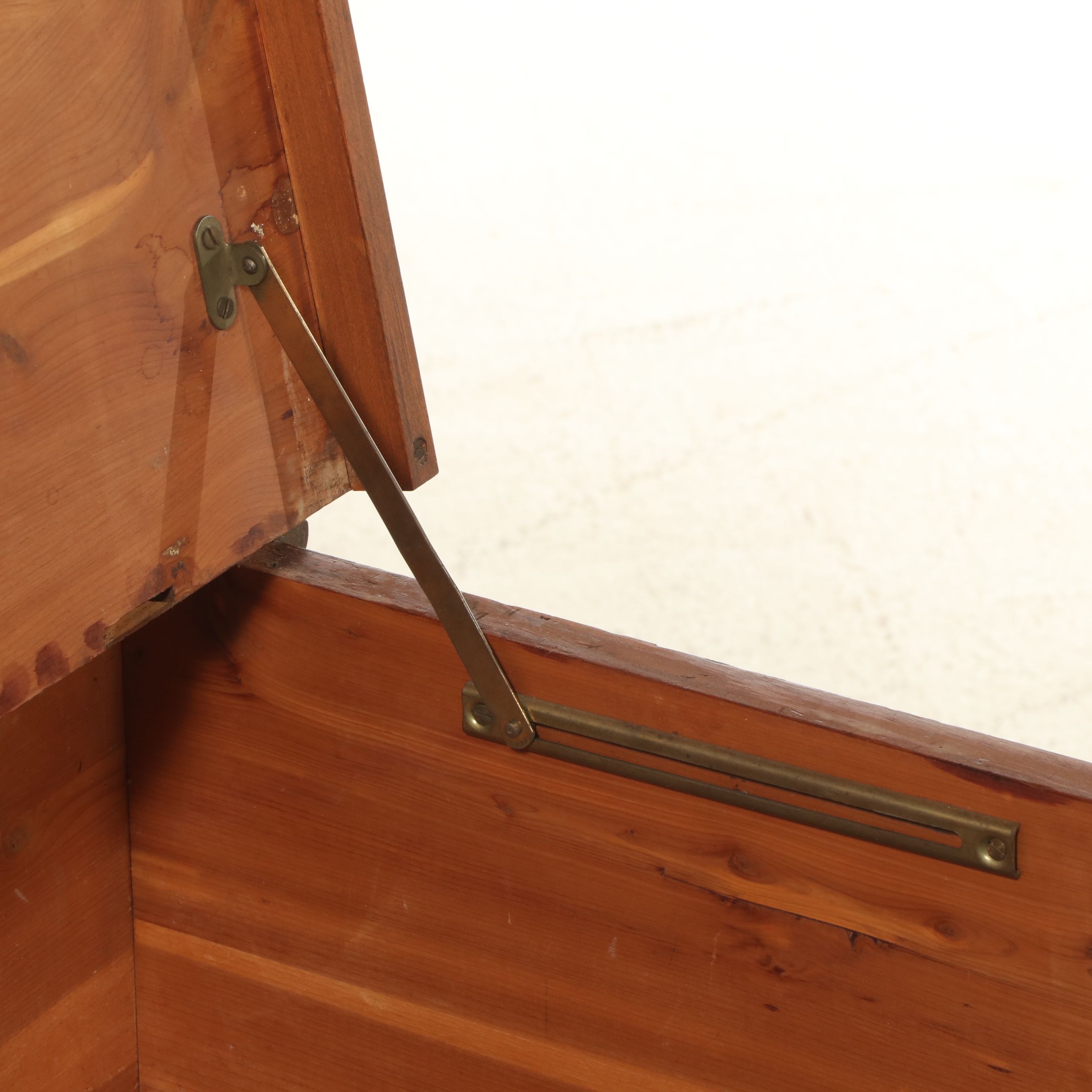 Jacobean Style Wooden Chest, Mid to Late 20th Century