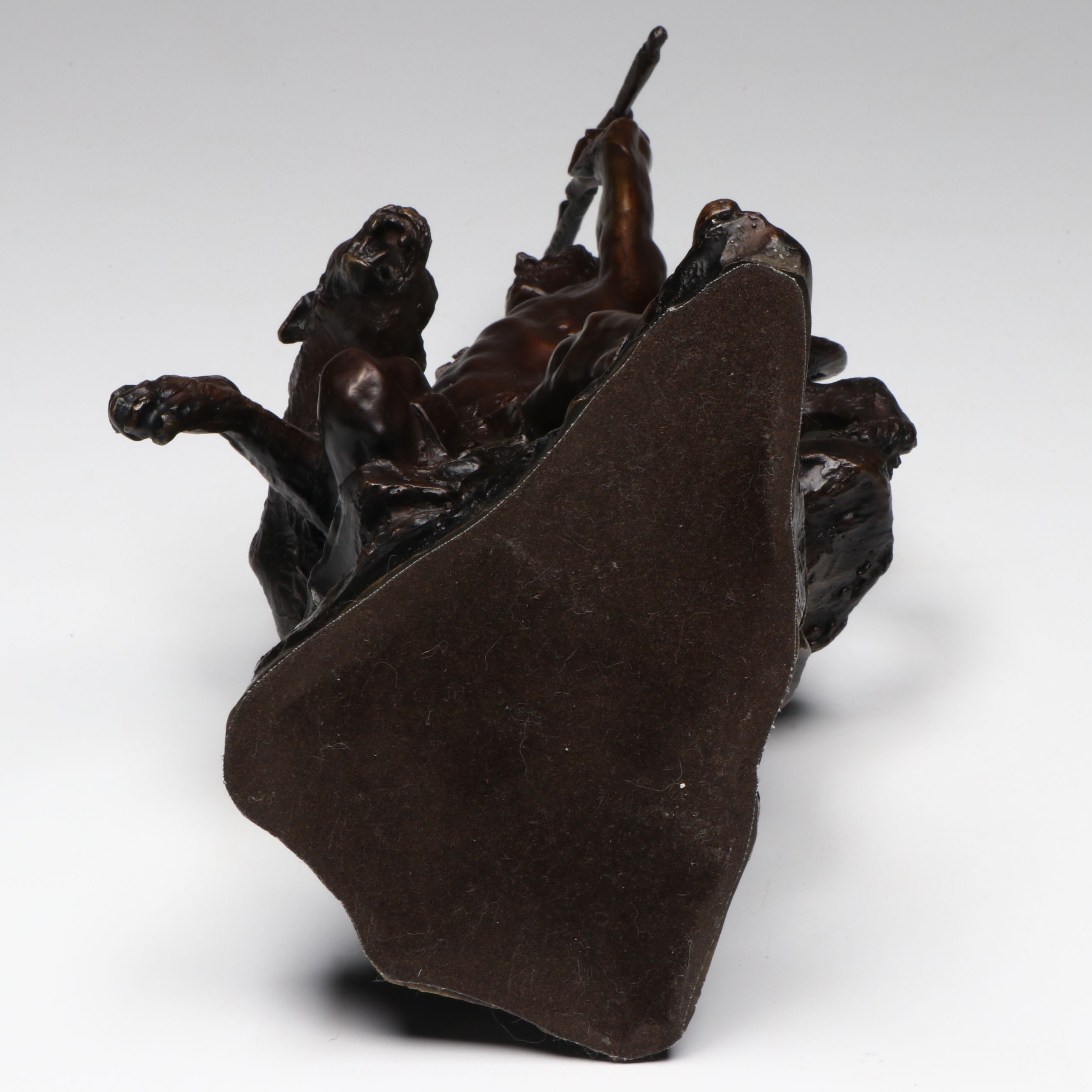 Buck McCain Native American with Mountain Lion and Ceremonial Pipe