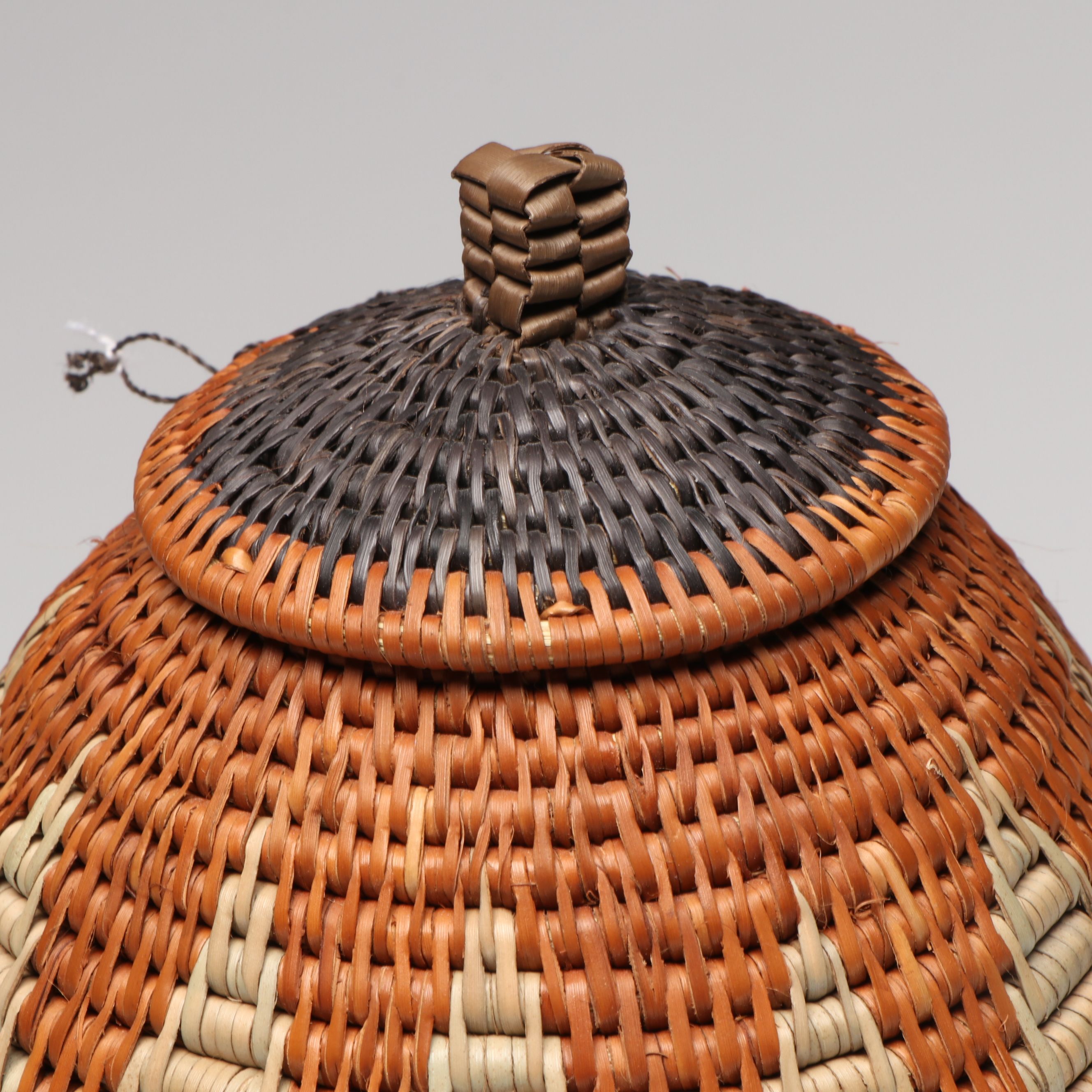 KwaZulu-Natal South African Zulu Handwoven Ilala Palm Basket