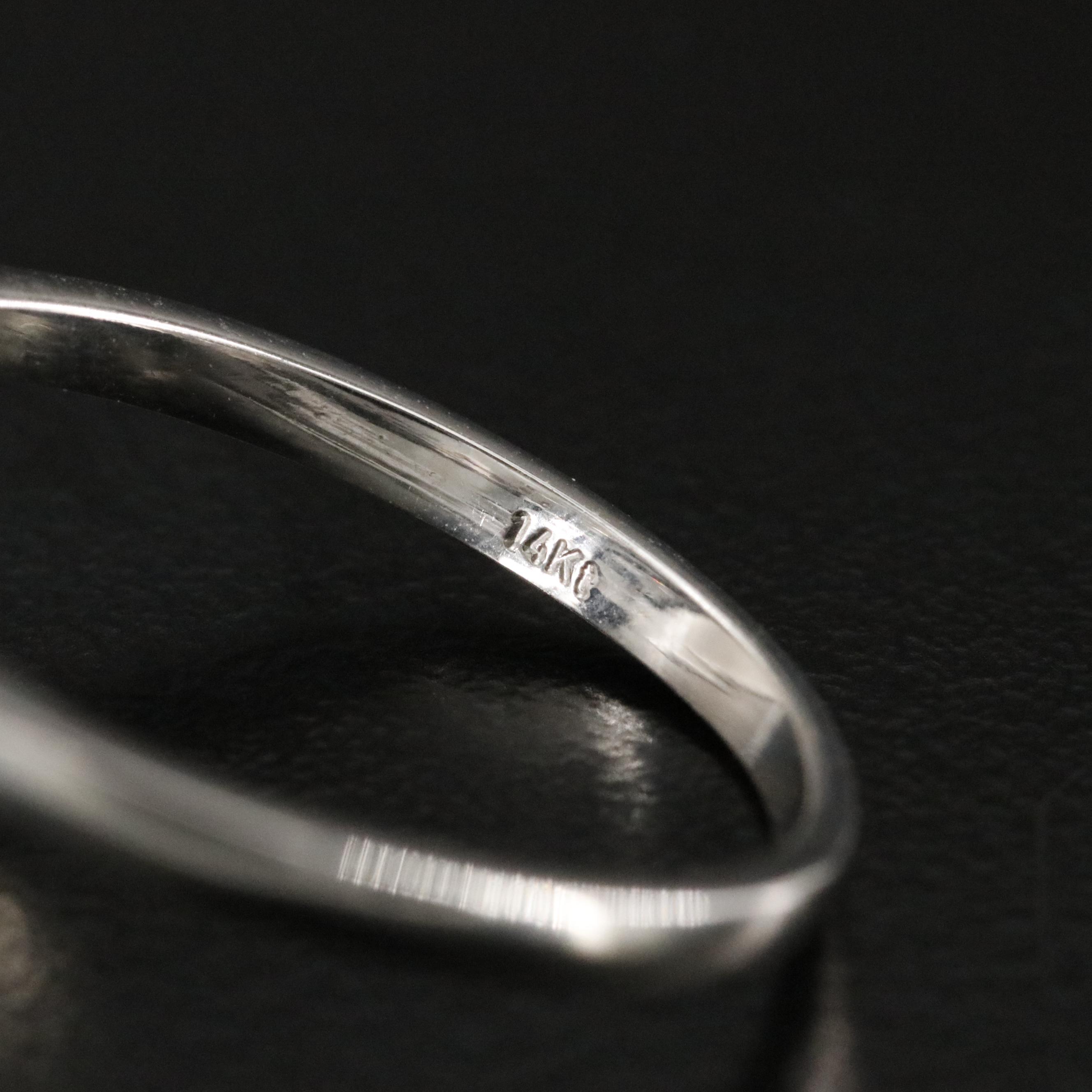 14K 7.04 CT Lab Grown Diamond Solitaire Ring with IGI Report