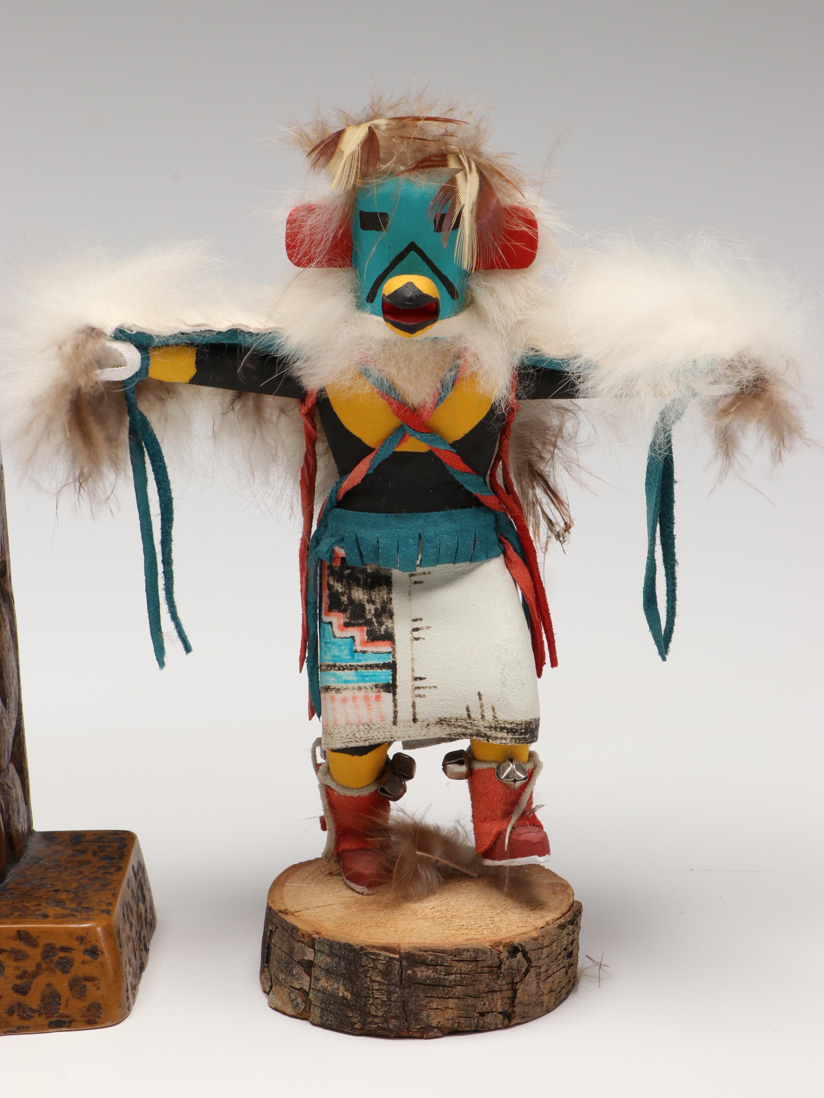 M.A. Brody "Eagle Dancer", "Painted Ponies" Figure, Souvenir Totem and More
