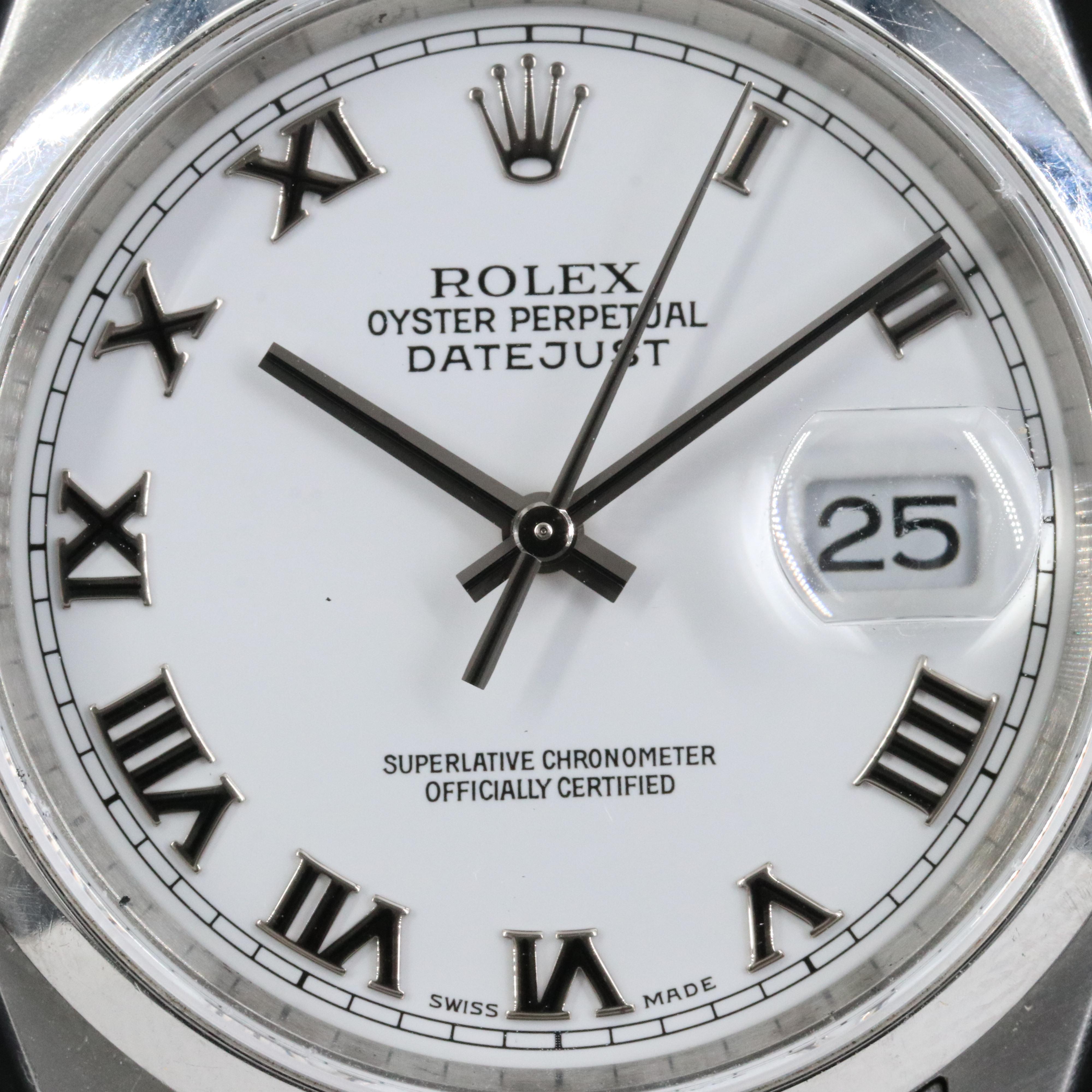 Rolex Datejust 36 16200 Watch c.2003