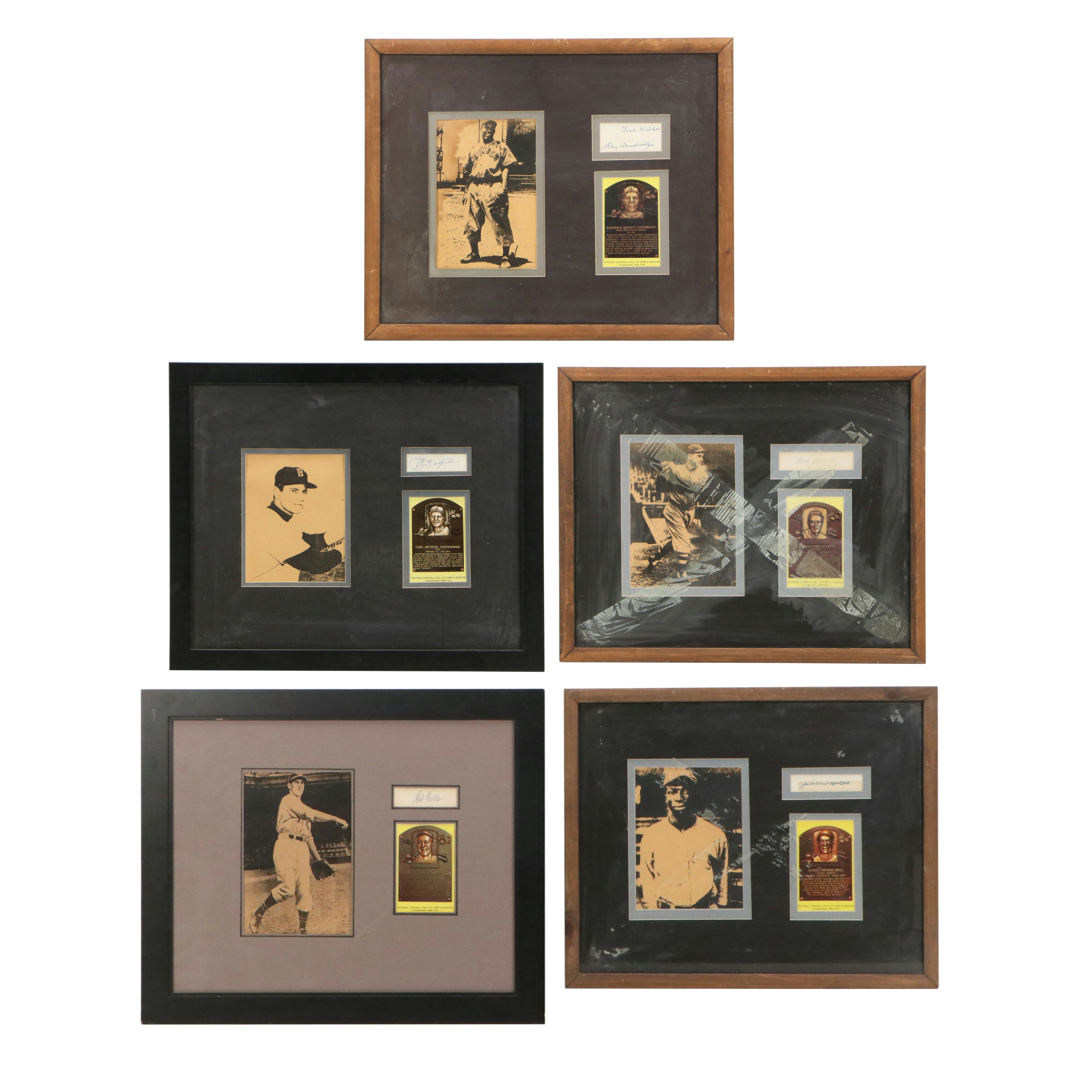 Carl Yastrzemski, Cool Papa Bell, and More Cut Signatures with Displays