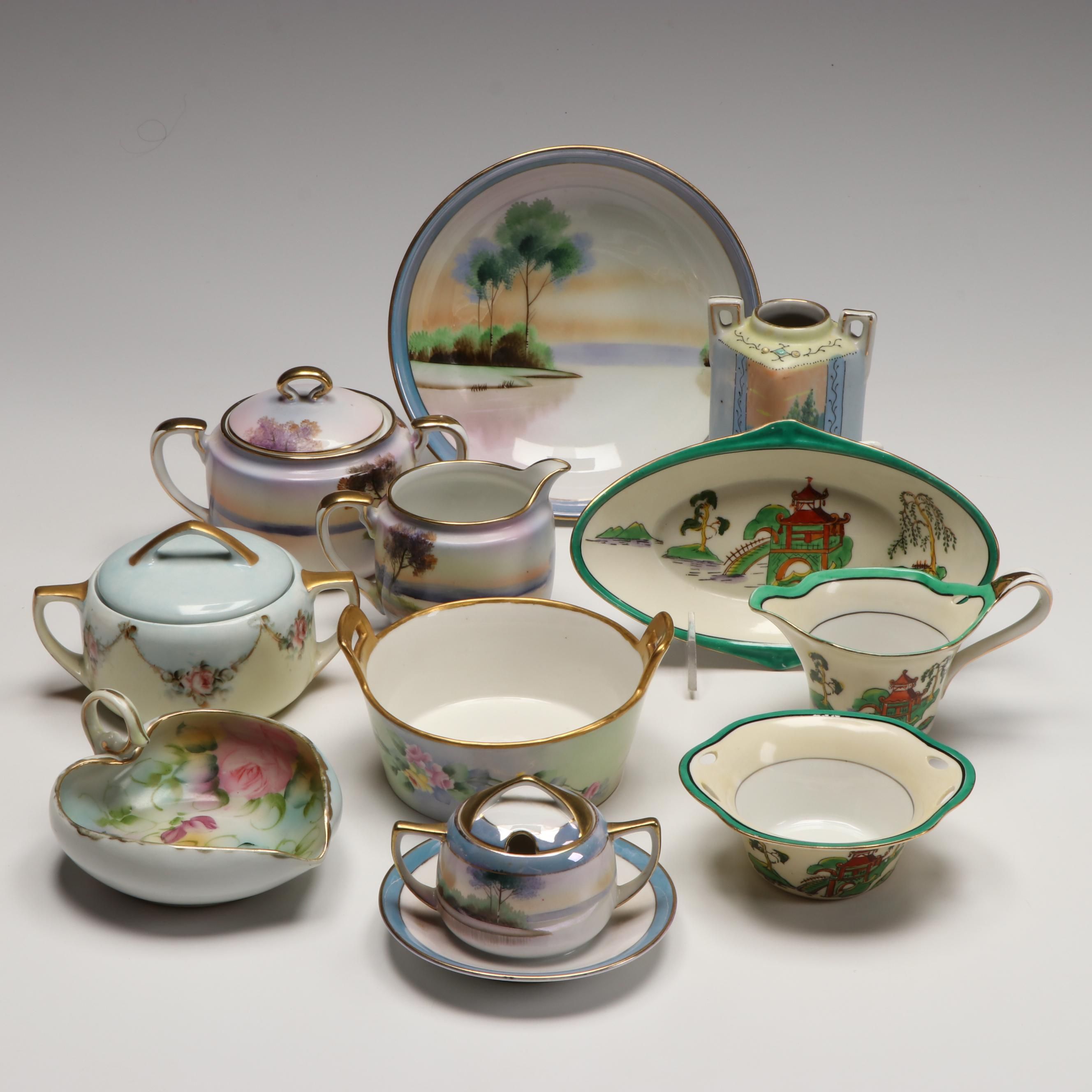 Noritake, T & V, Meito, and Other Porcelain Tableware
