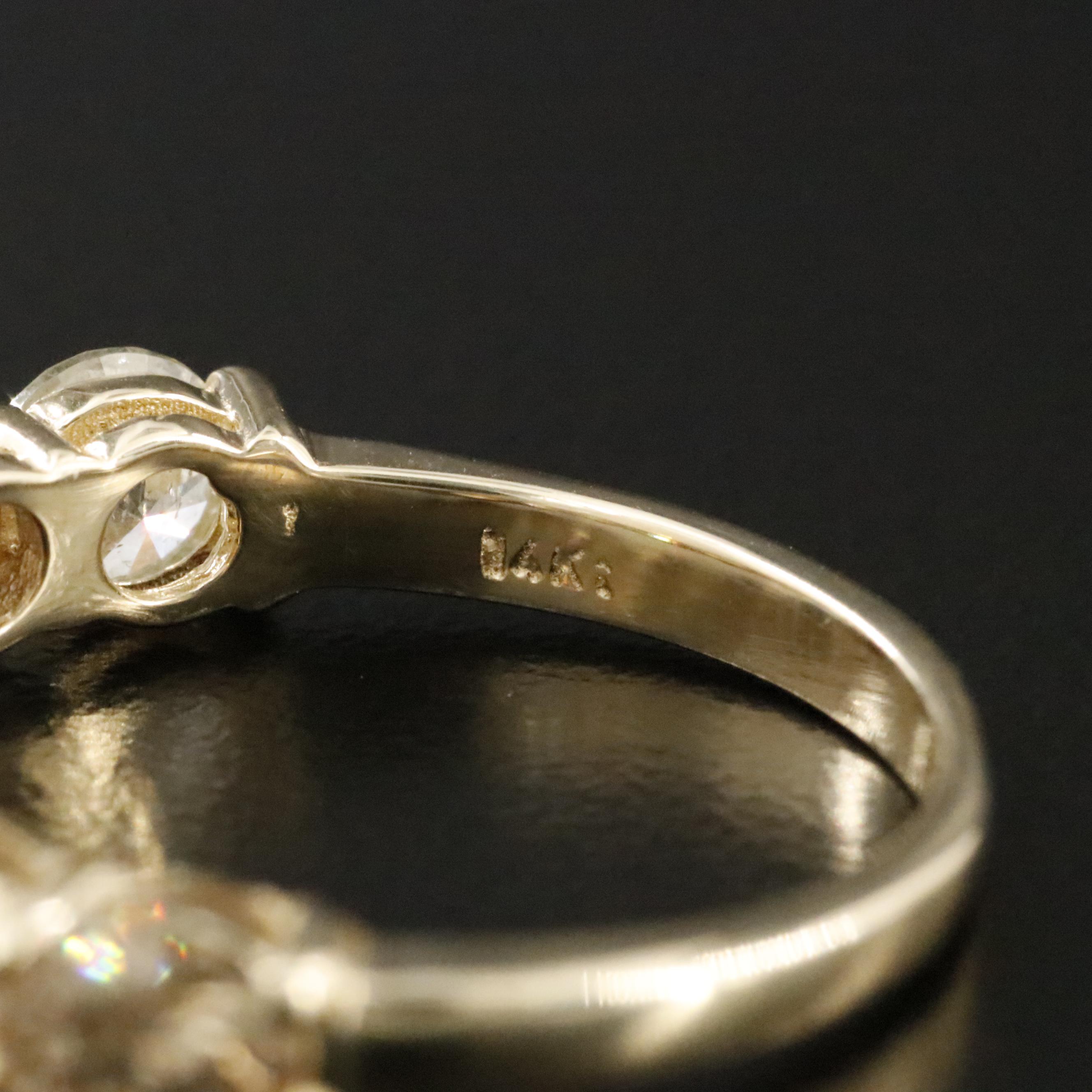 14K 2.67 CTW Diamond Ring with Fancy Colors and IGI Jewelry Report