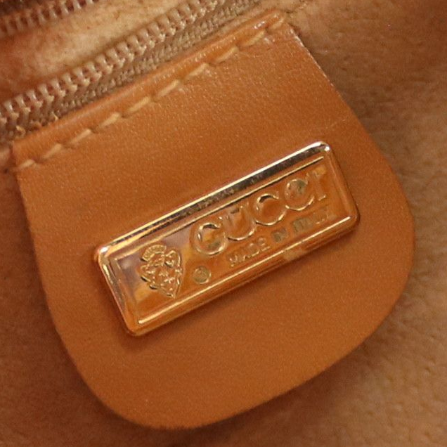 Gucci Micro GG Supreme Canvas and Tan Leather Crossbody Bag